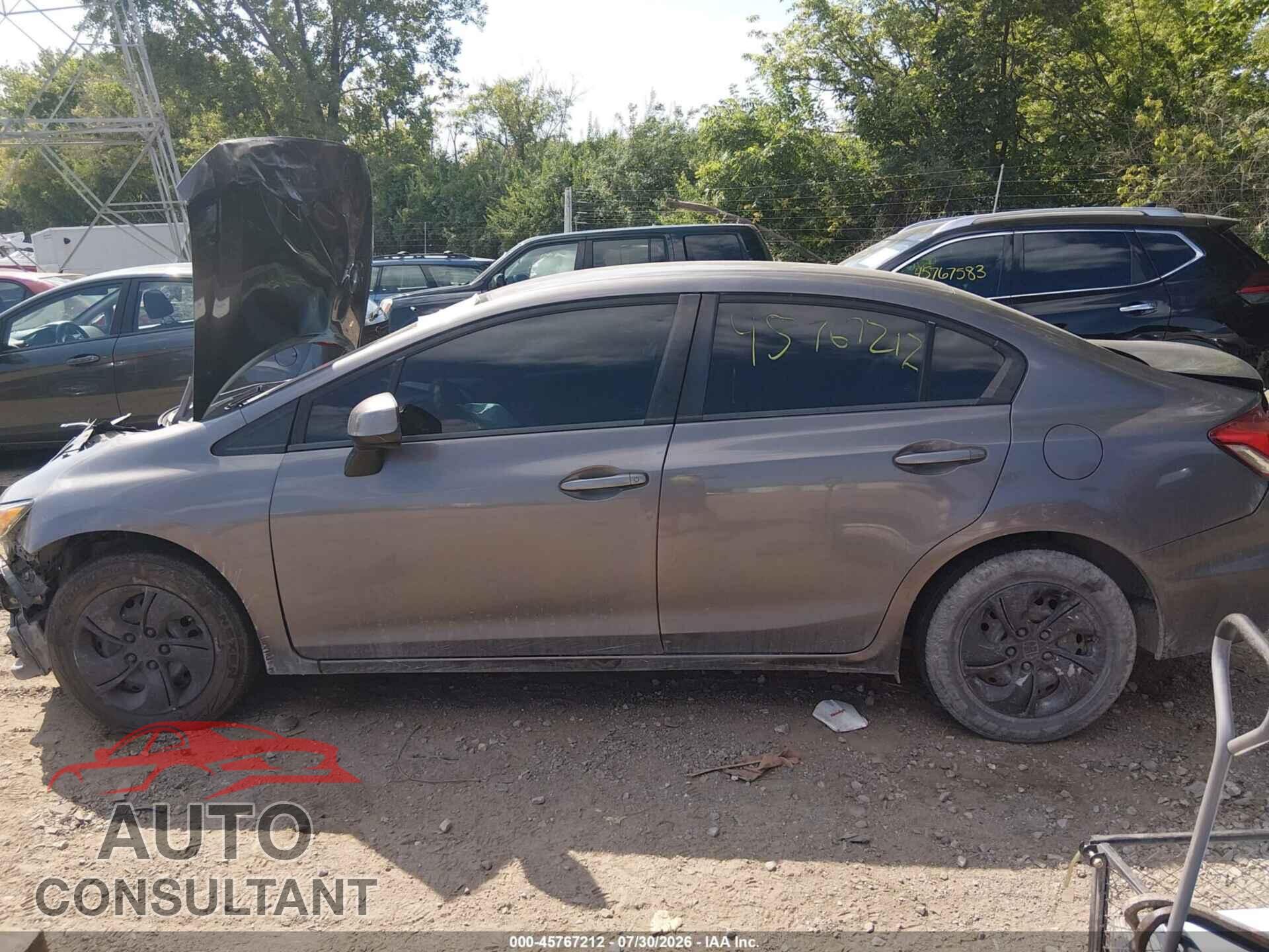 HONDA CIVIC 2013 - 19XFB2F5XDE026962