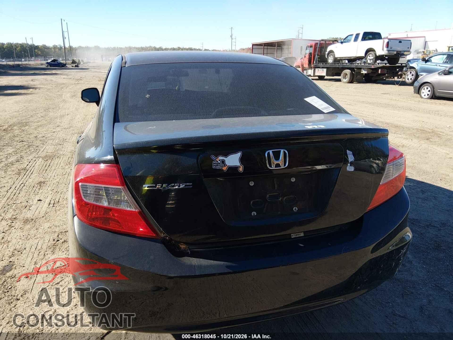HONDA CIVIC 2012 - 19XFB2F82CE381035