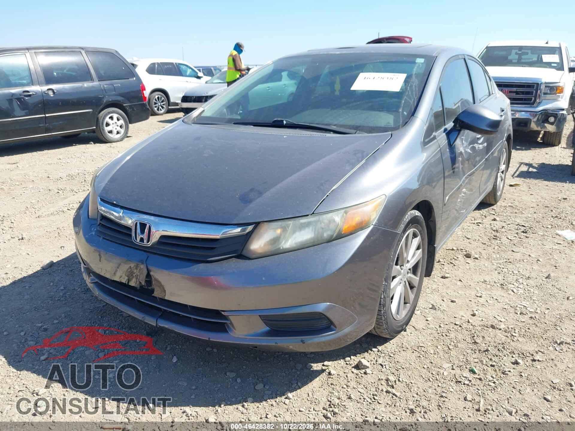 HONDA CIVIC 2012 - 19XFB2F80CE089741