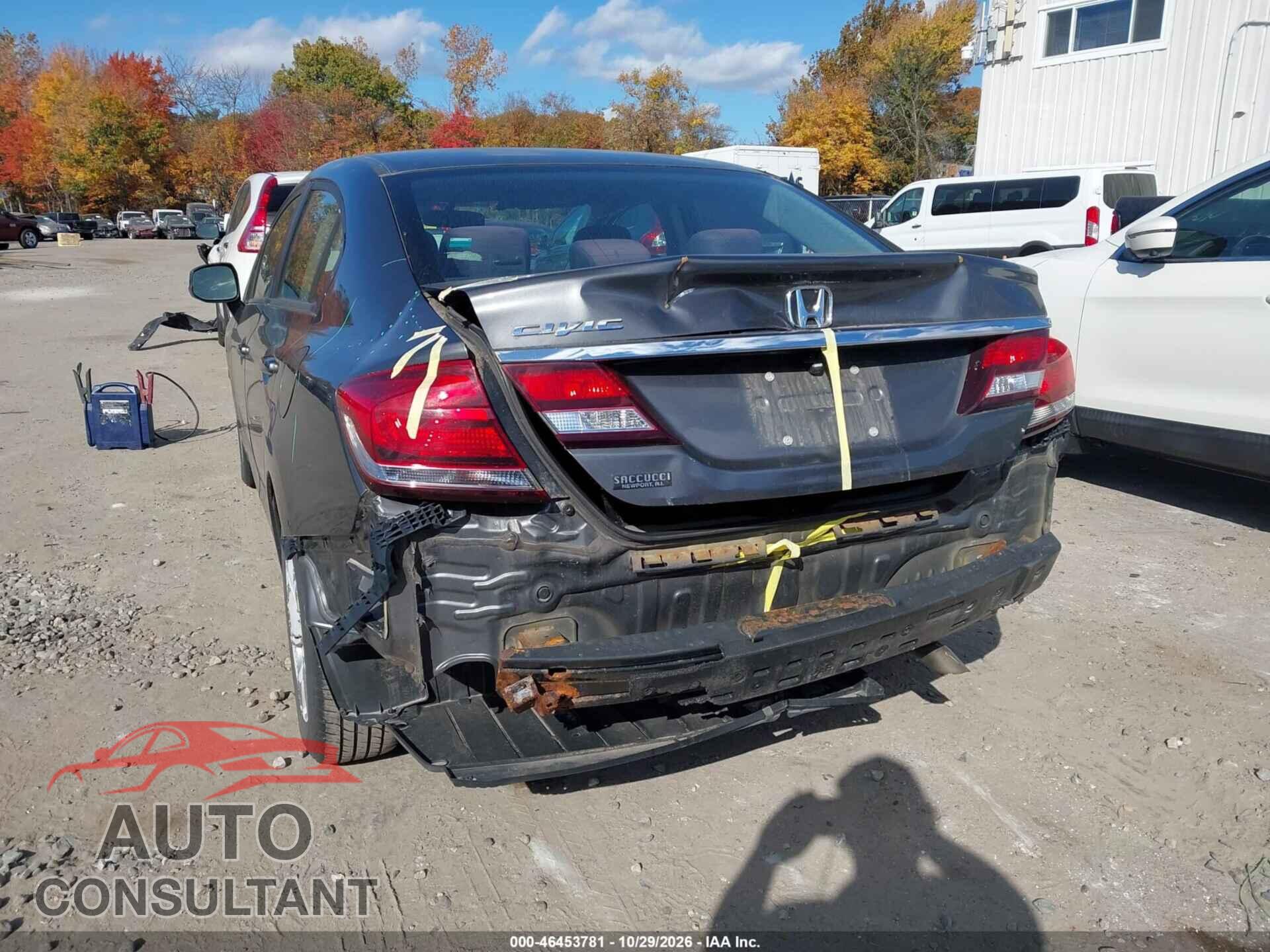HONDA CIVIC 2013 - 2HGFB2F53DH532476