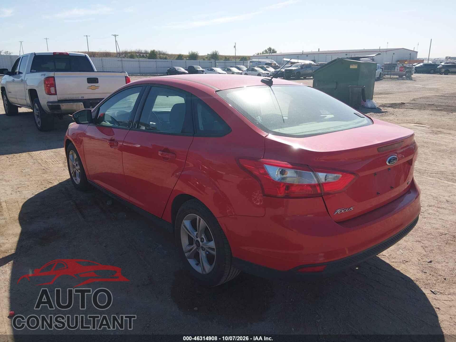 FORD FOCUS 2013 - 1FADP3F24DL297971