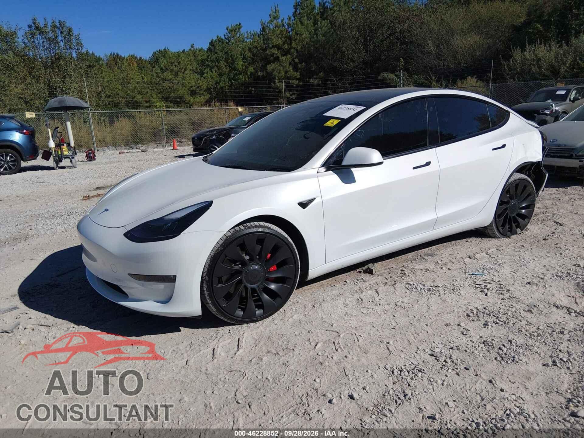 TESLA MODEL 3 2022 - 5YJ3E1EC3NF315293