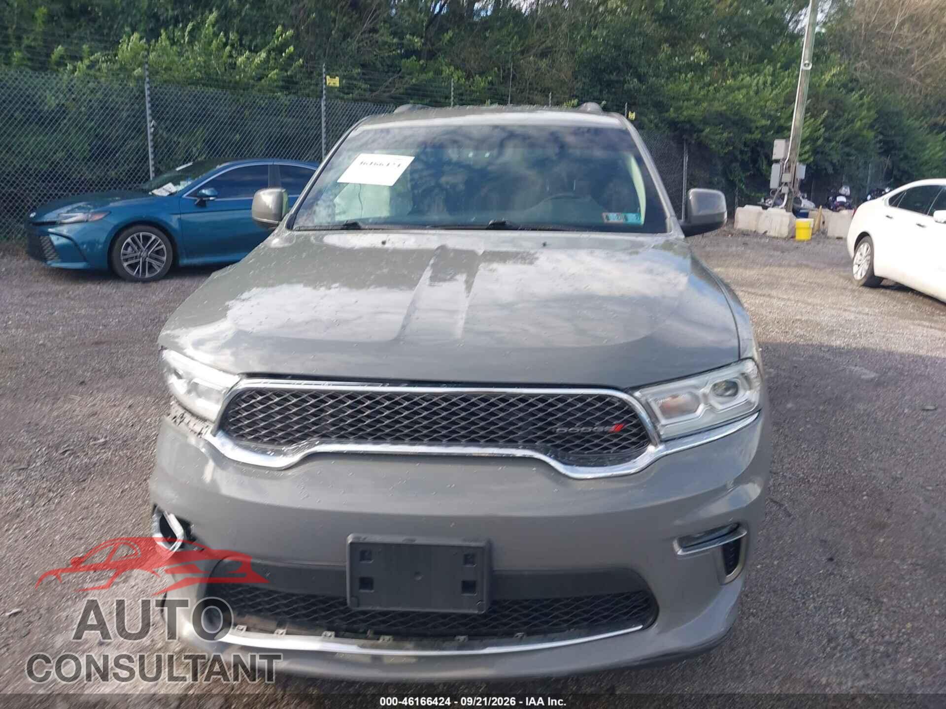 DODGE DURANGO 2022 - 1C4RDJAG9NC132287