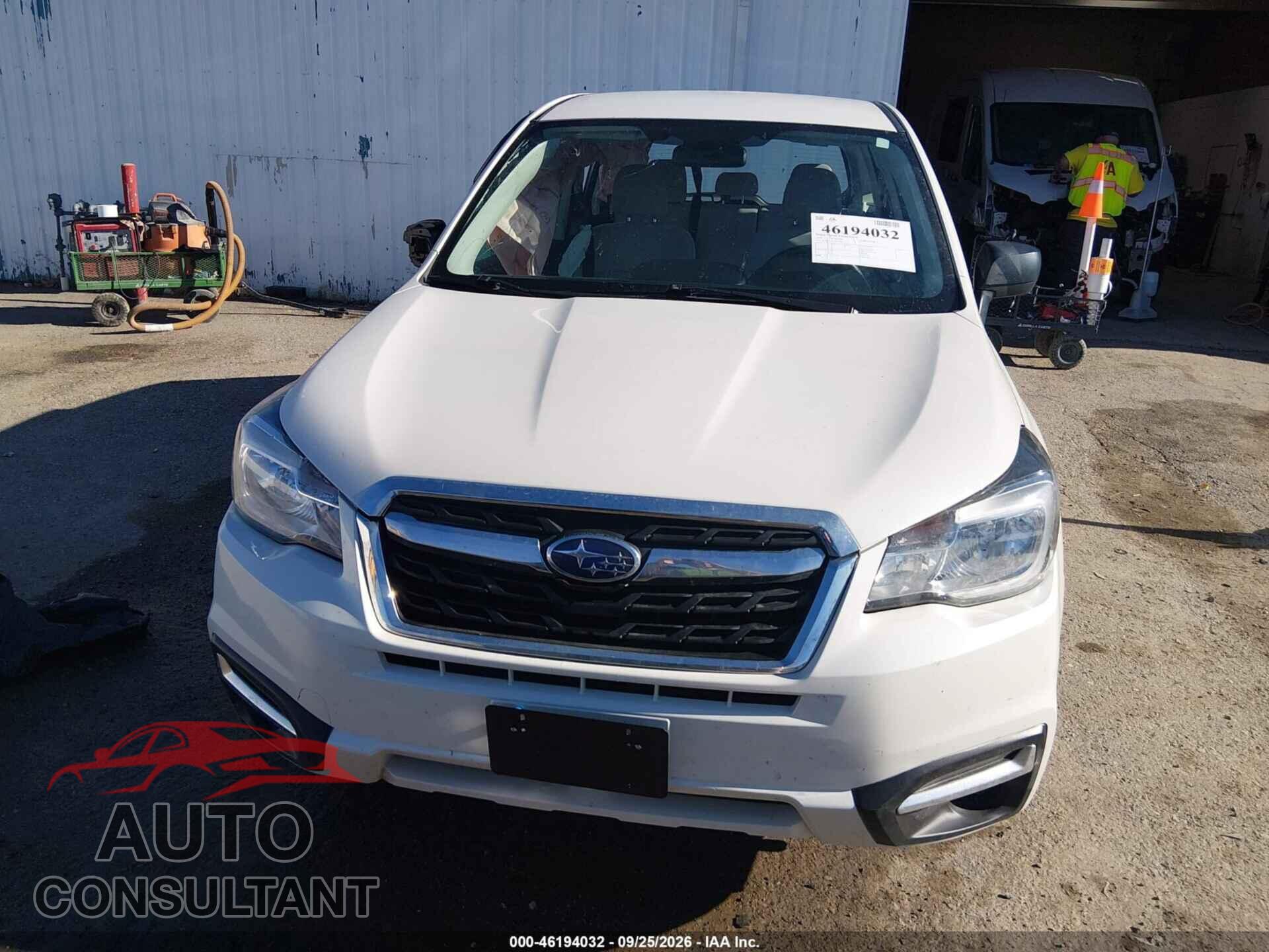 SUBARU FORESTER 2018 - JF2SJAAC6JG545781