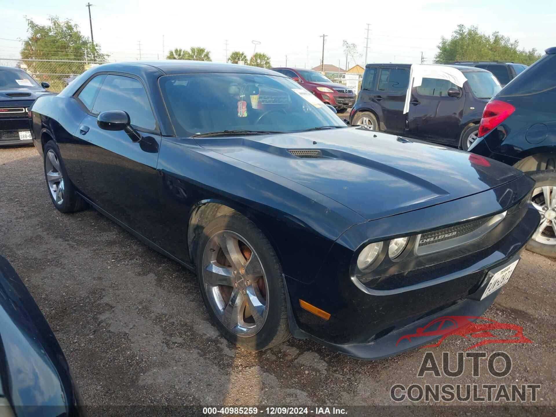 DODGE CHALLENGER 2013 - 2C3CDYAG8DH612674