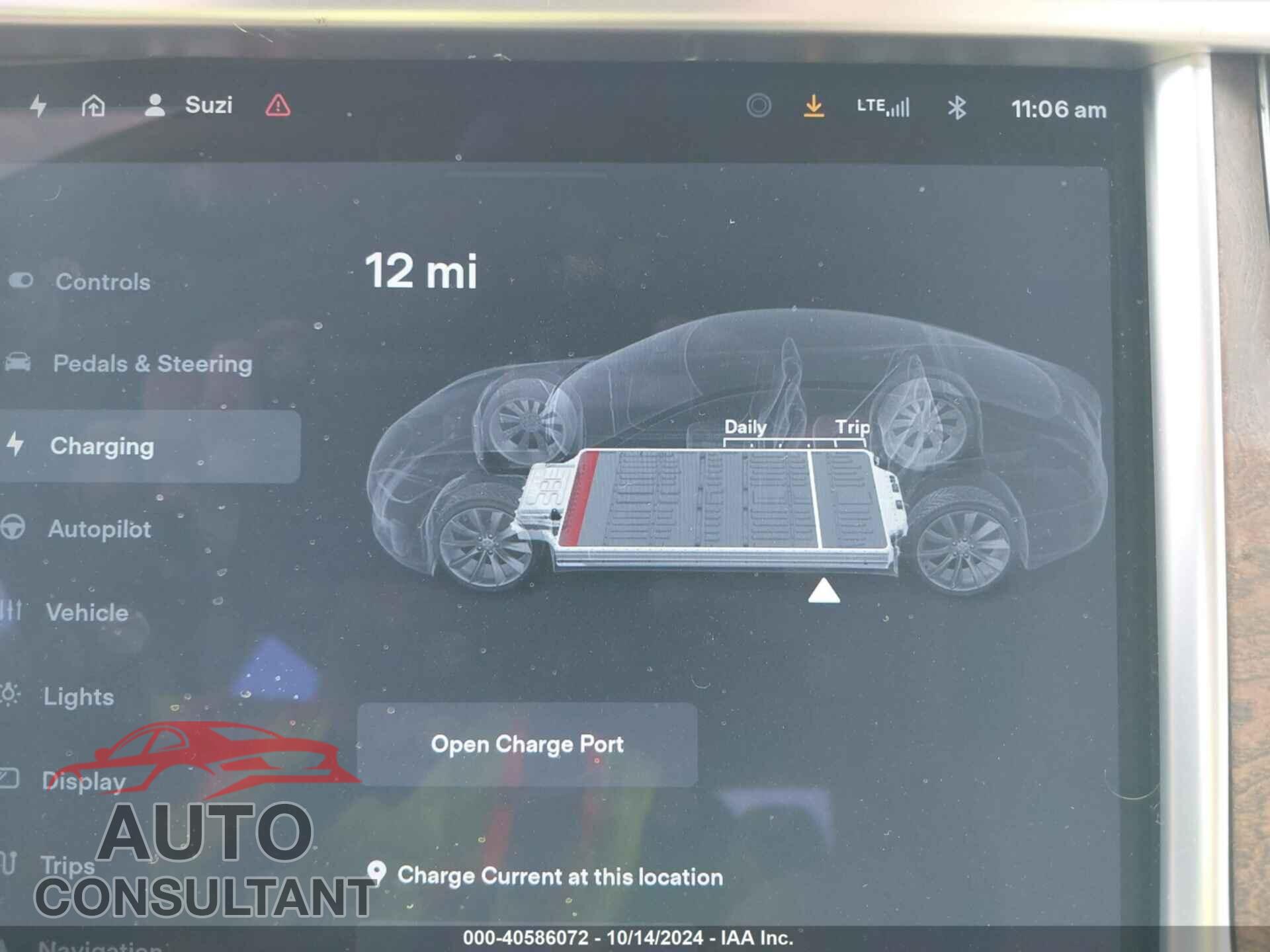 TESLA MODEL S 2017 - 5YJSA1E14HF206397