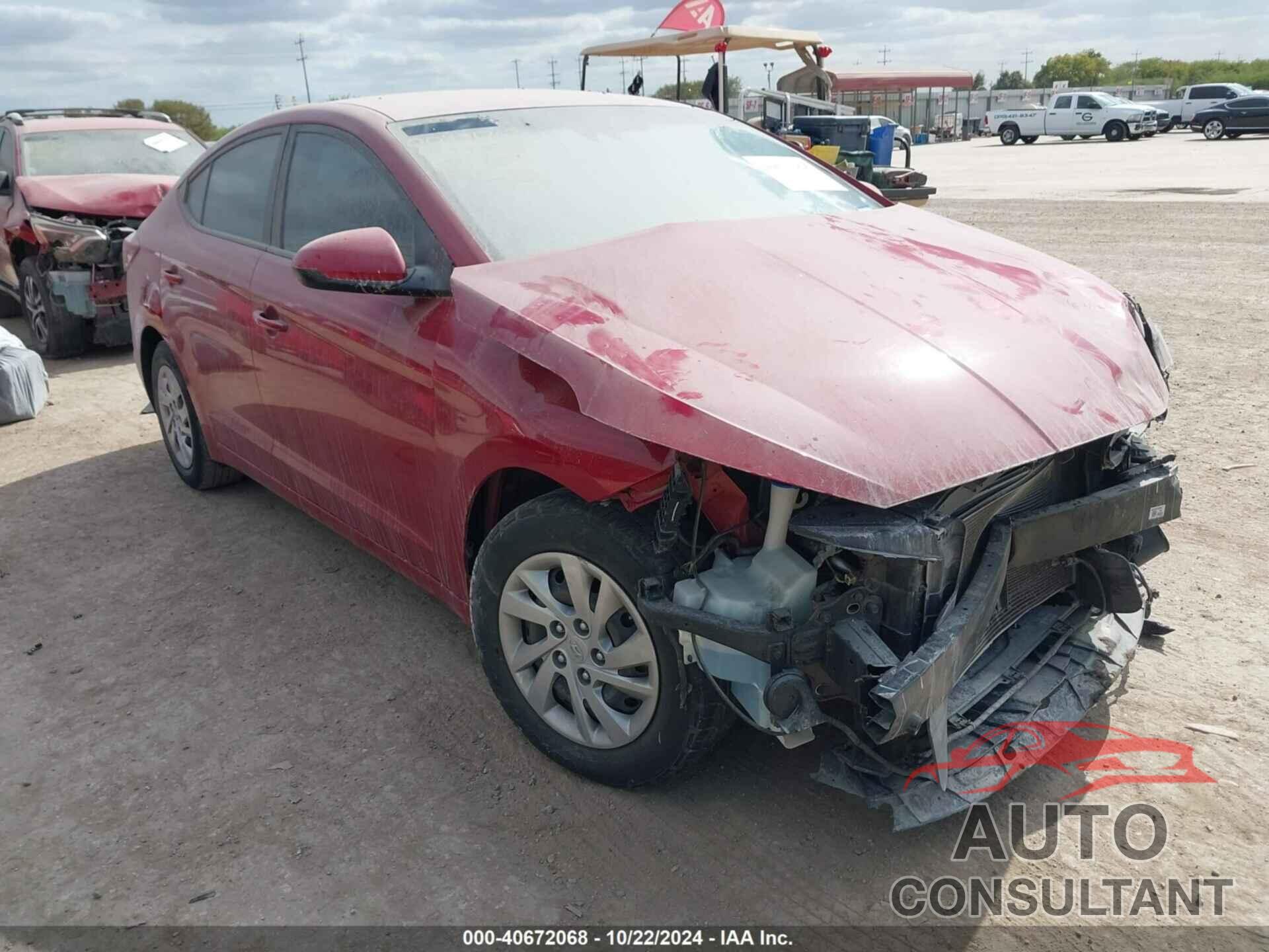 HYUNDAI ELANTRA 2020 - KMHD74LF1LU067753