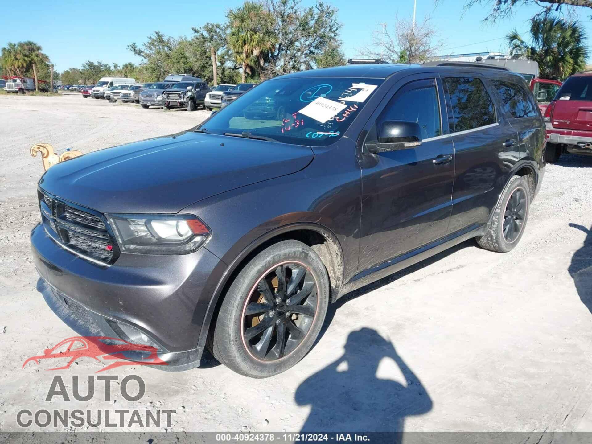 DODGE DURANGO 2017 - 1C4SDHCT3HC619087