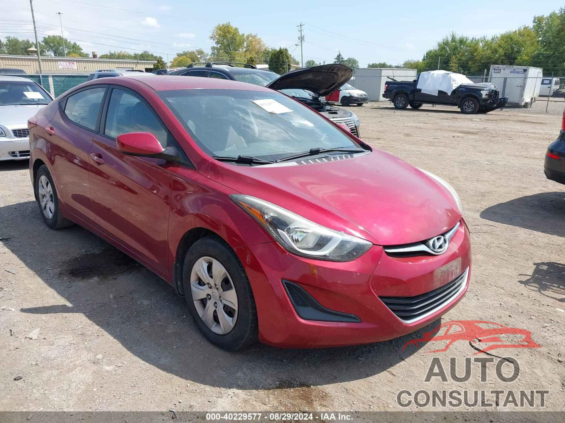 HYUNDAI ELANTRA 2016 - 5NPDH4AE1GH665255