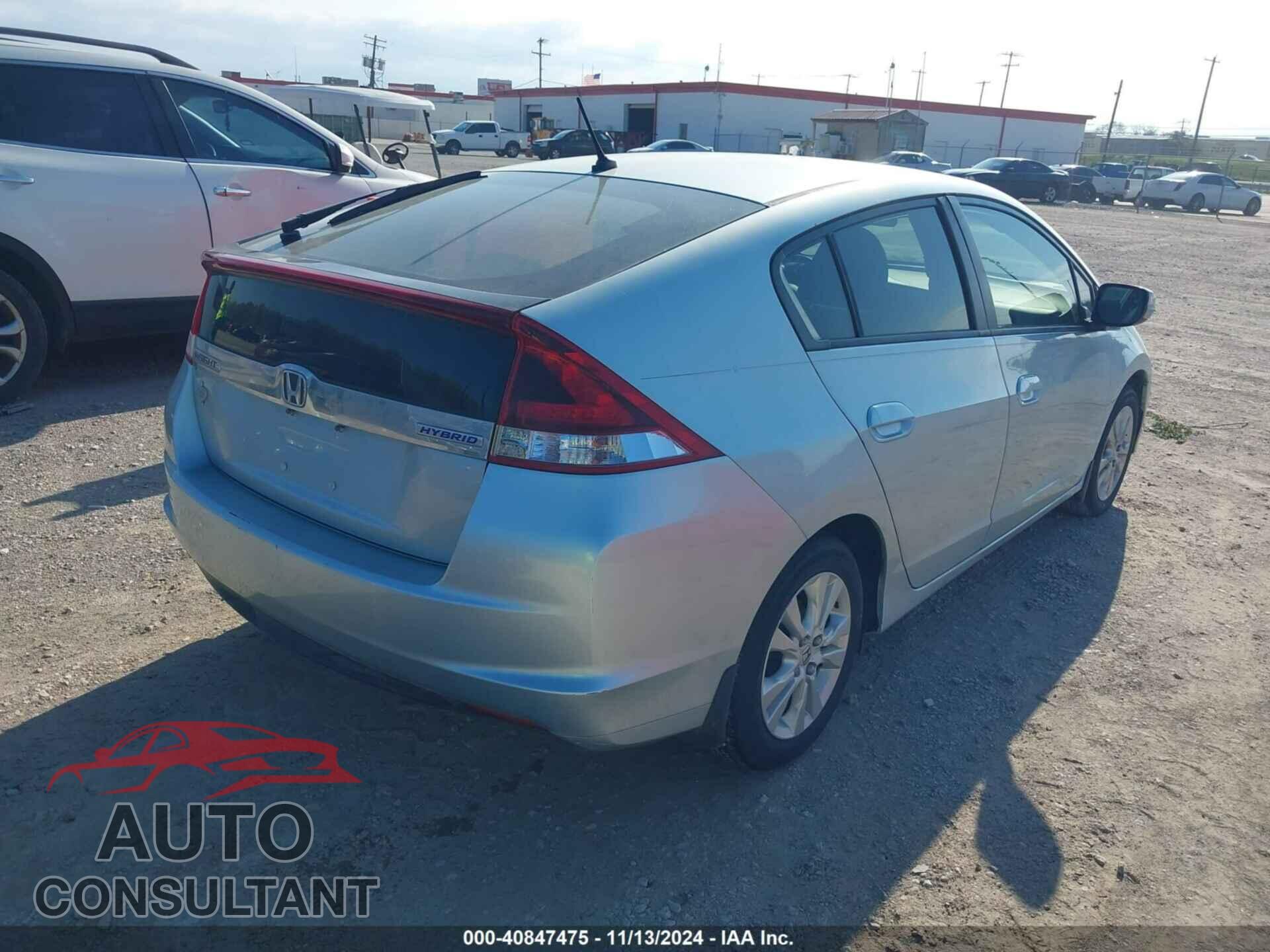 HONDA INSIGHT 2012 - JHMZE2H77CS005502