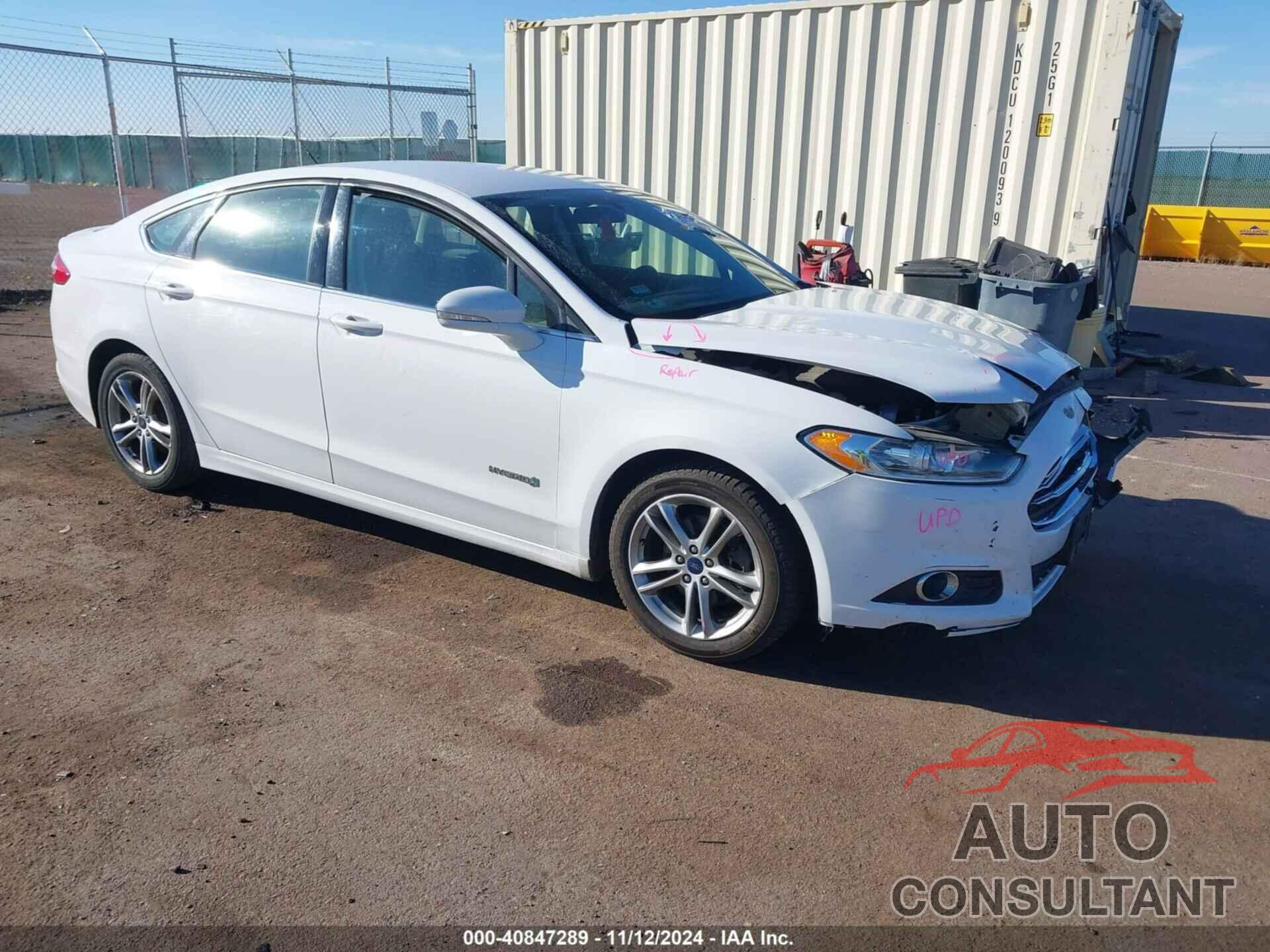 FORD FUSION HYBRID 2016 - 3FA6P0LU7GR303619