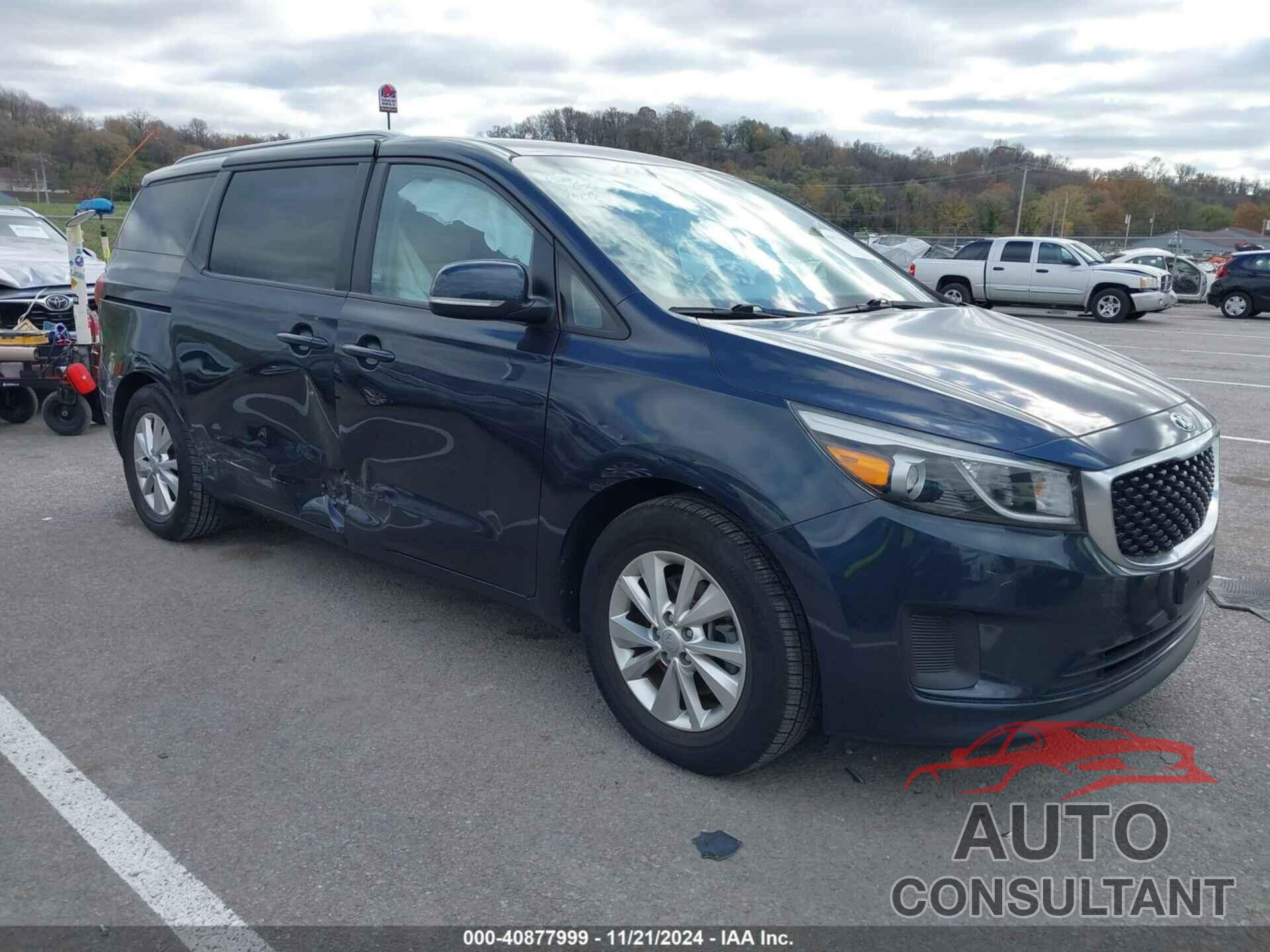 KIA SEDONA 2016 - KNDMB5C12G6090076