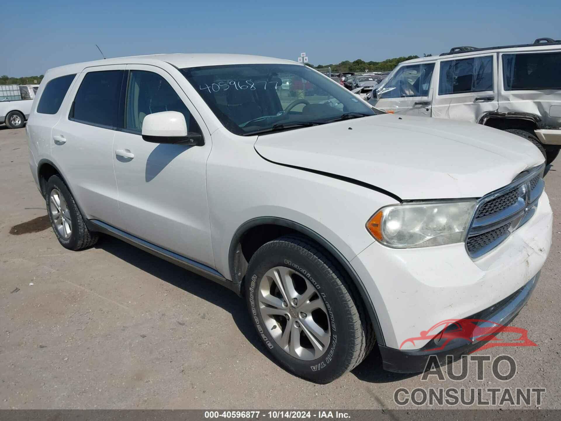 DODGE DURANGO 2012 - 1C4RDHAG7CC210670