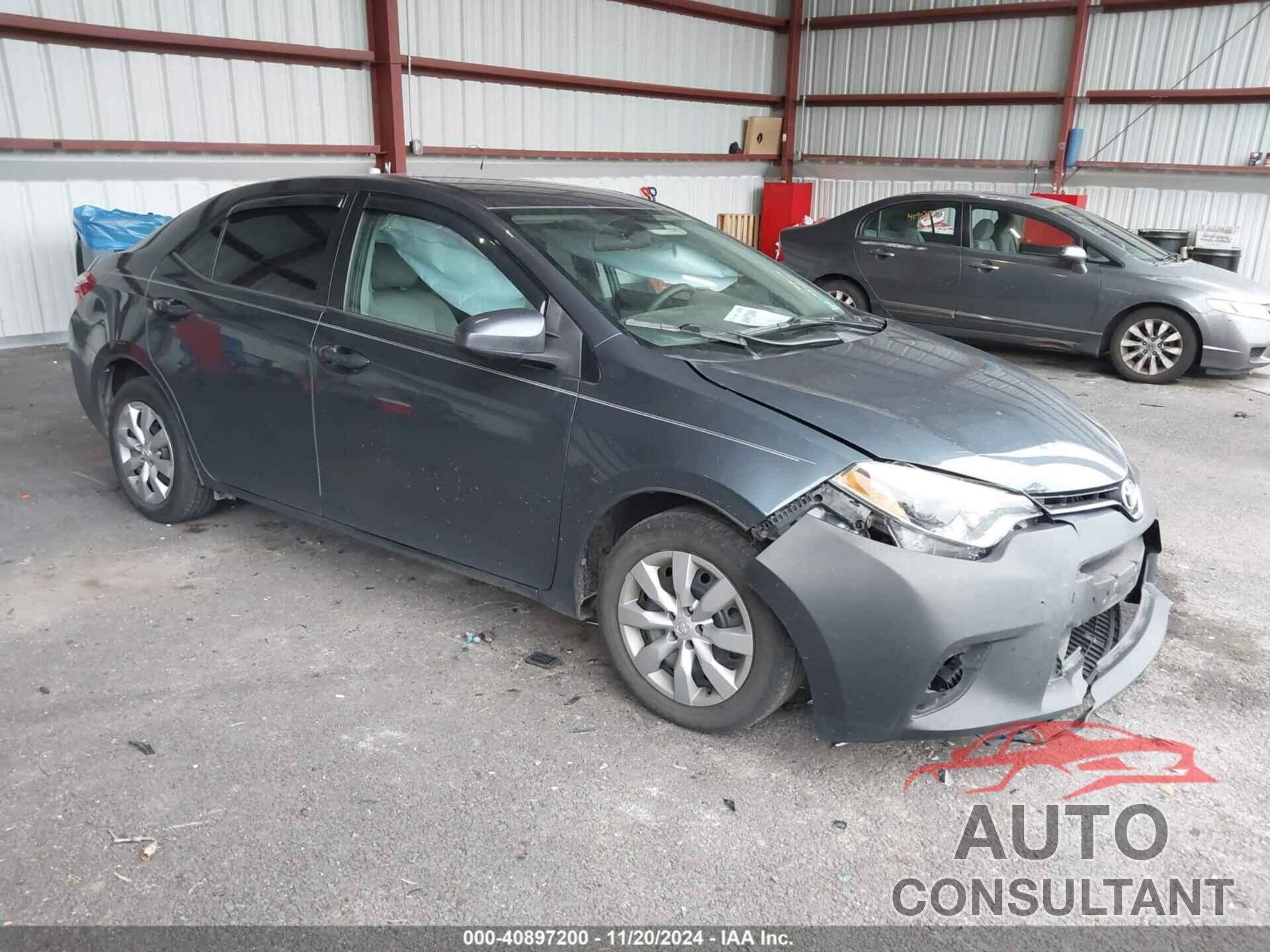 TOYOTA COROLLA 2016 - 2T1BURHE4GC607326
