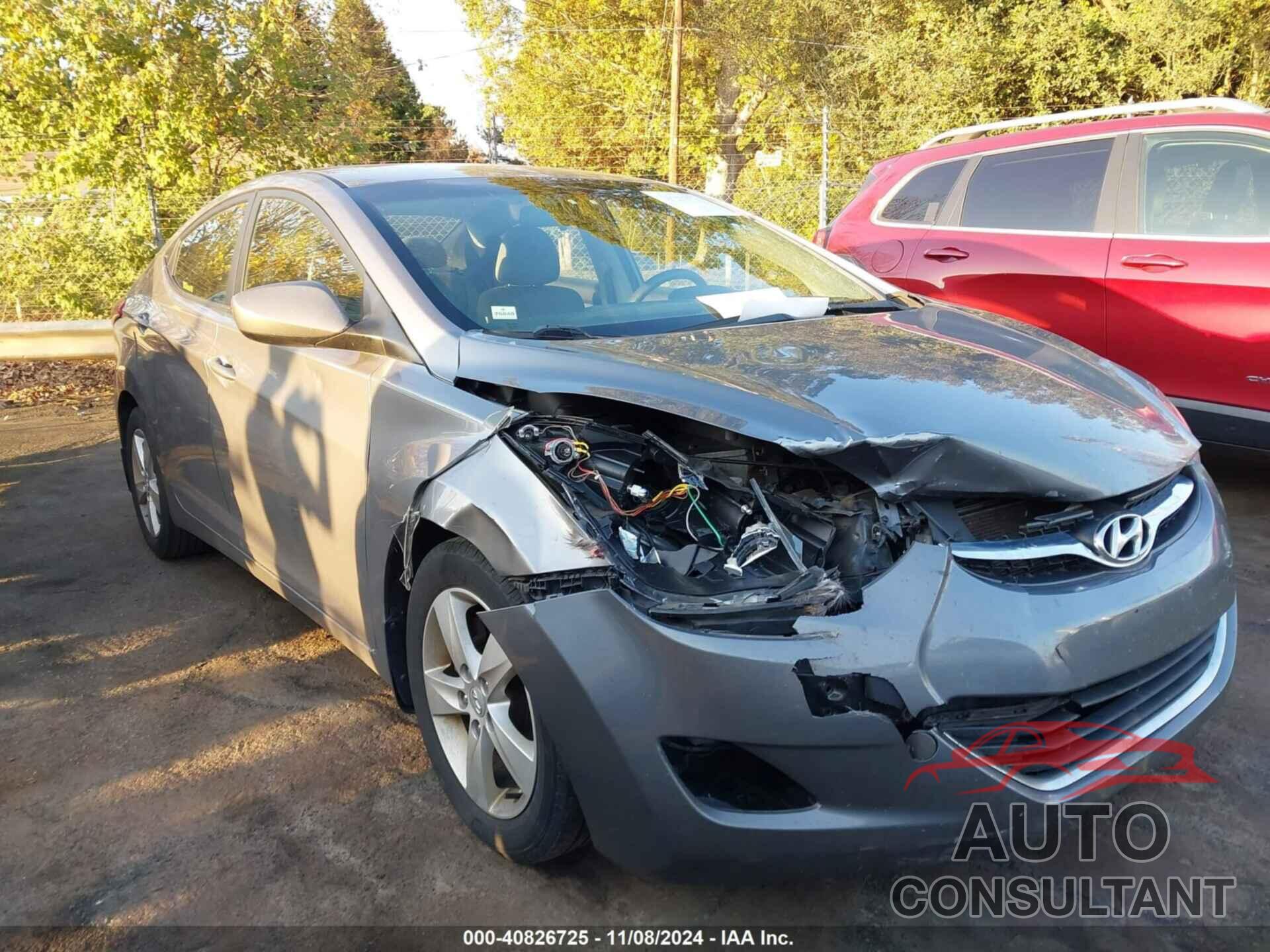 HYUNDAI ELANTRA 2012 - 5NPDH4AE4CH088974