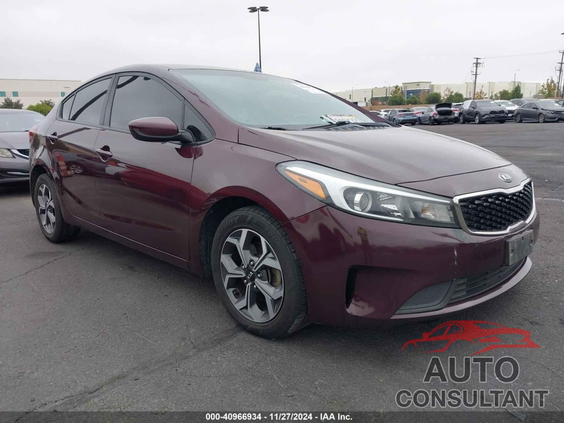 KIA FORTE 2017 - 3KPFK4A74HE126002