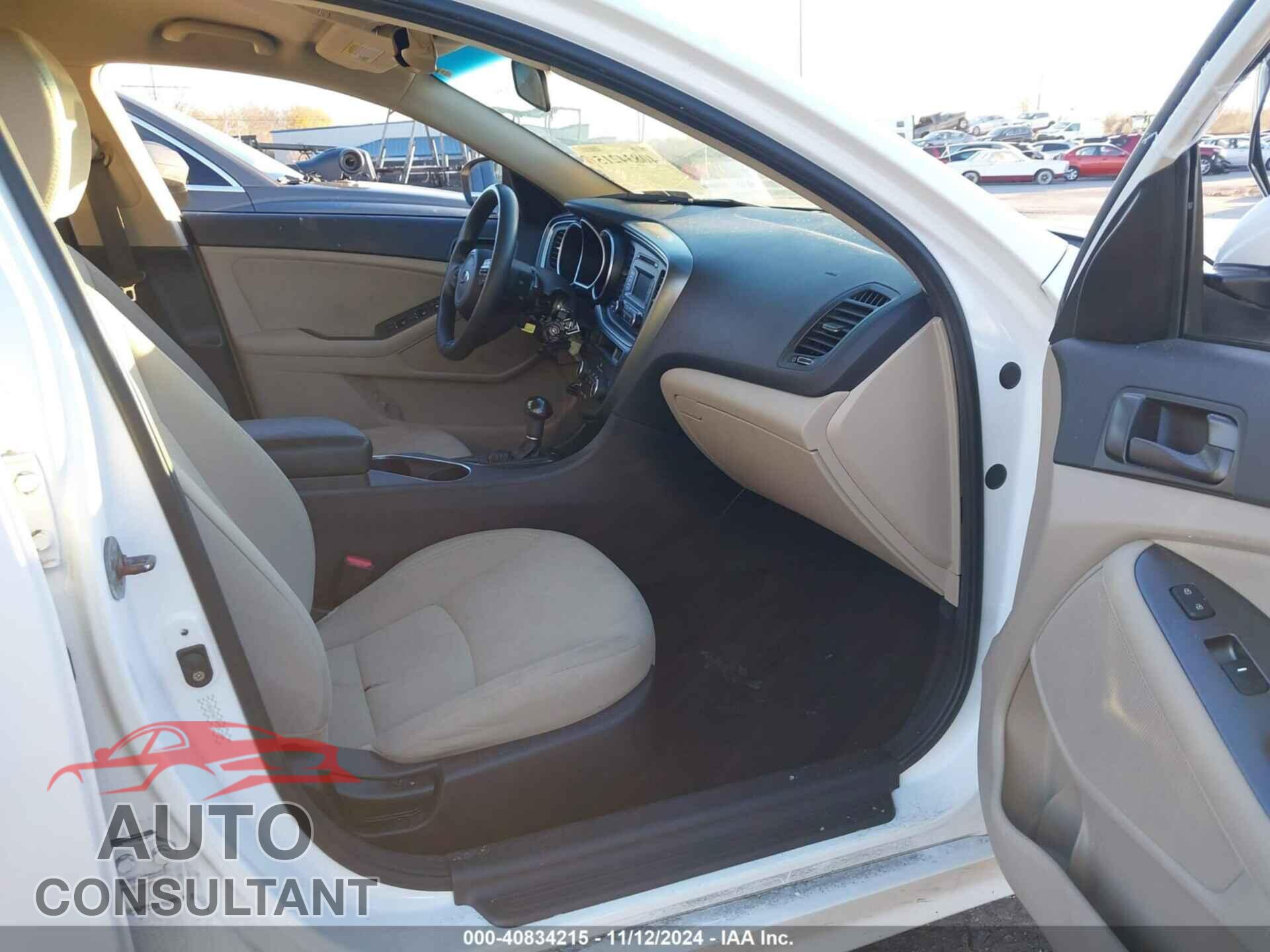 KIA OPTIMA 2015 - KNAGM4A79F5545404