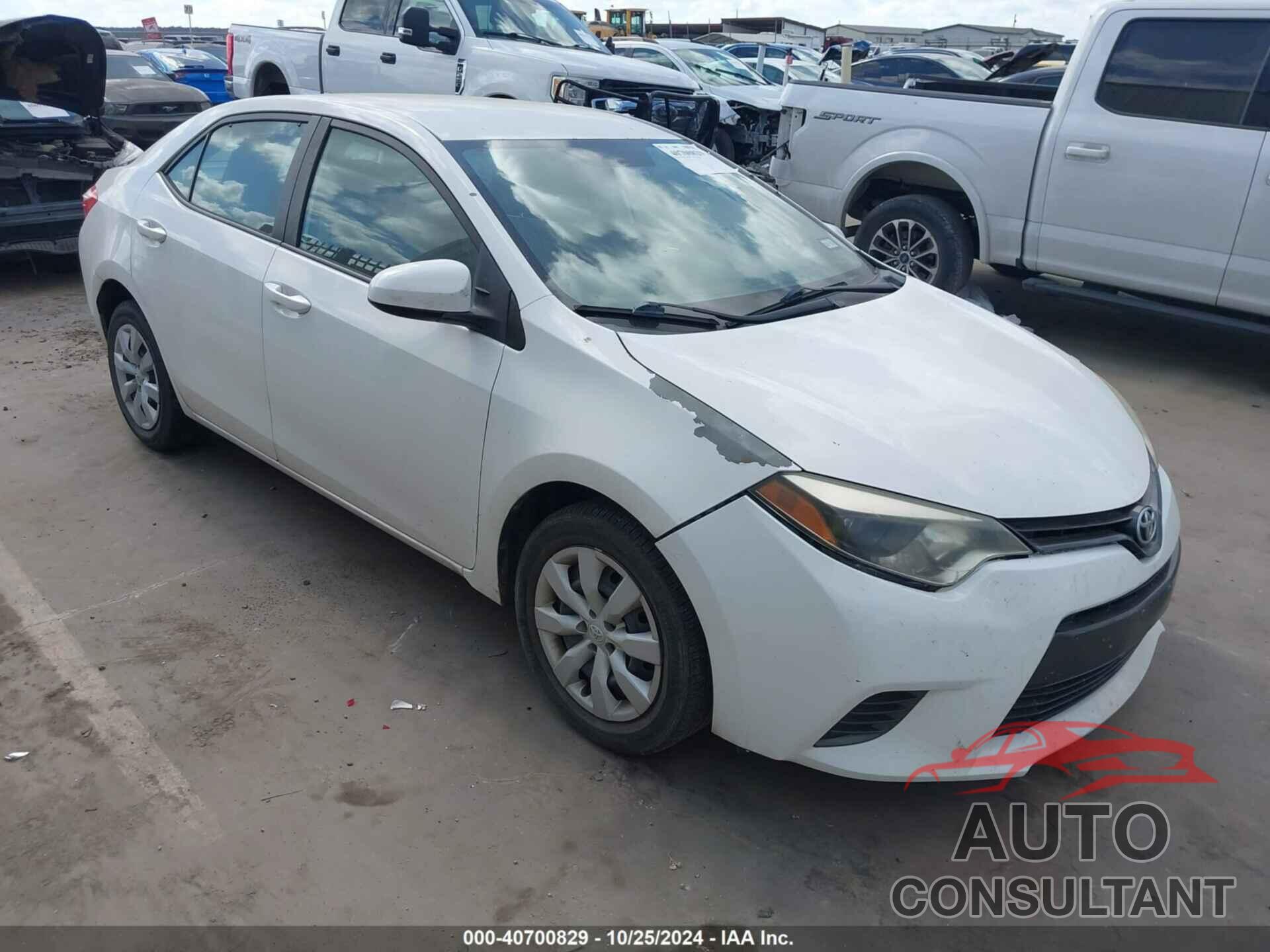 TOYOTA COROLLA 2016 - 5YFBURHE6GP541054