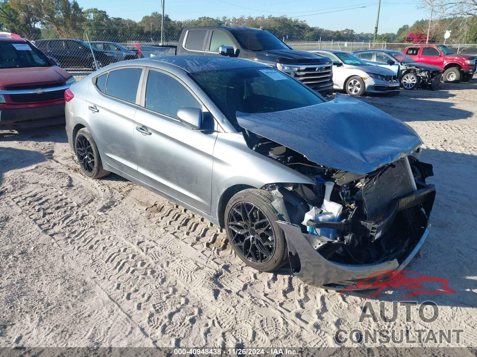 HYUNDAI ELANTRA 2018 - 5NPD84LF9JH267093