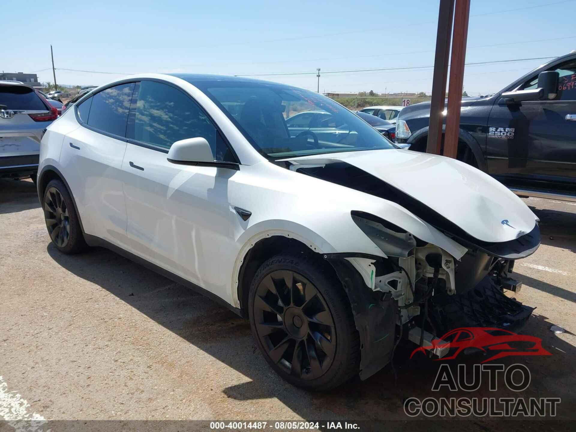 TESLA MODEL Y 2021 - 5YJYGDEEXMF186406