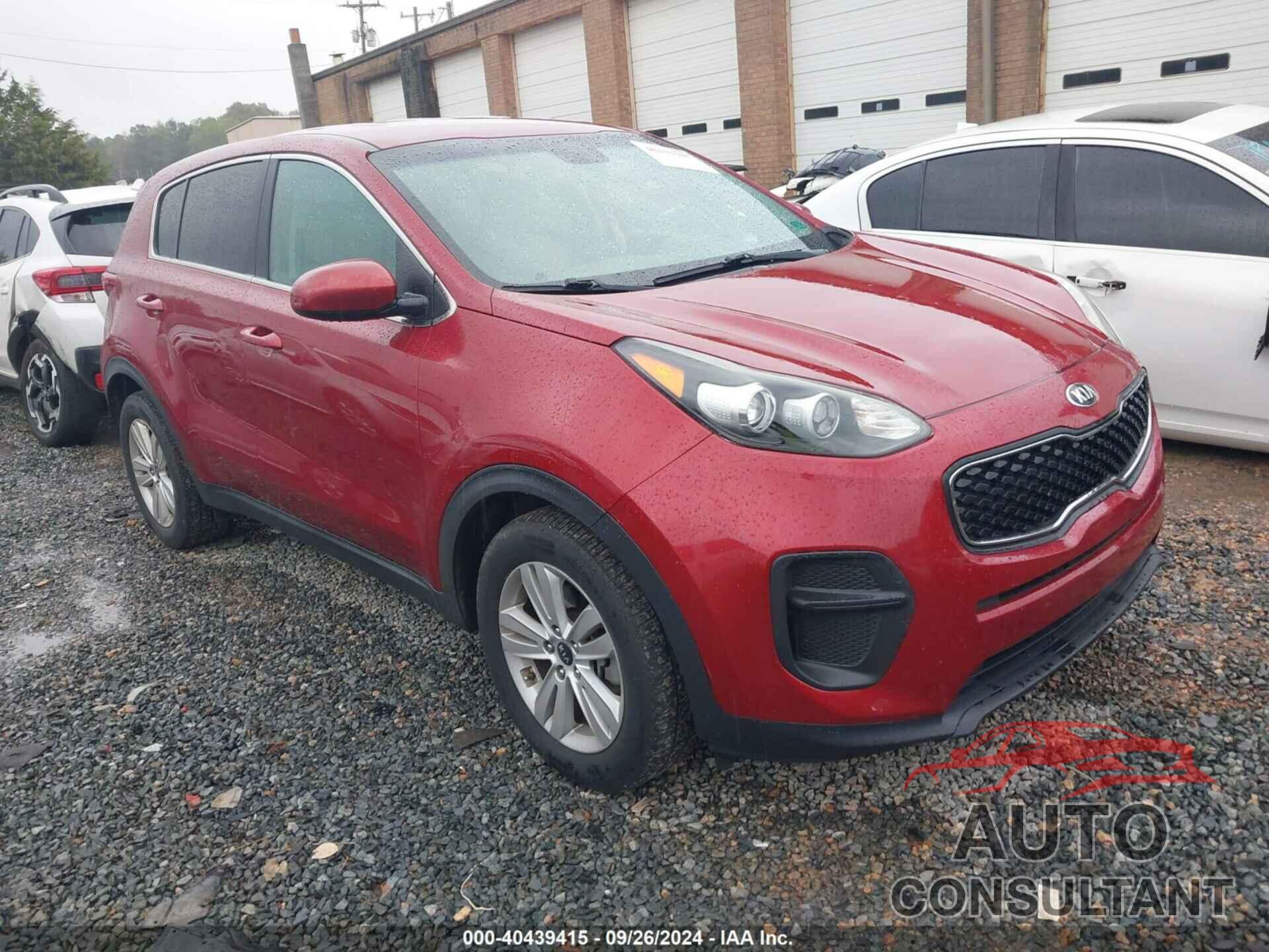 KIA SPORTAGE 2017 - KNDPM3AC6H7213180