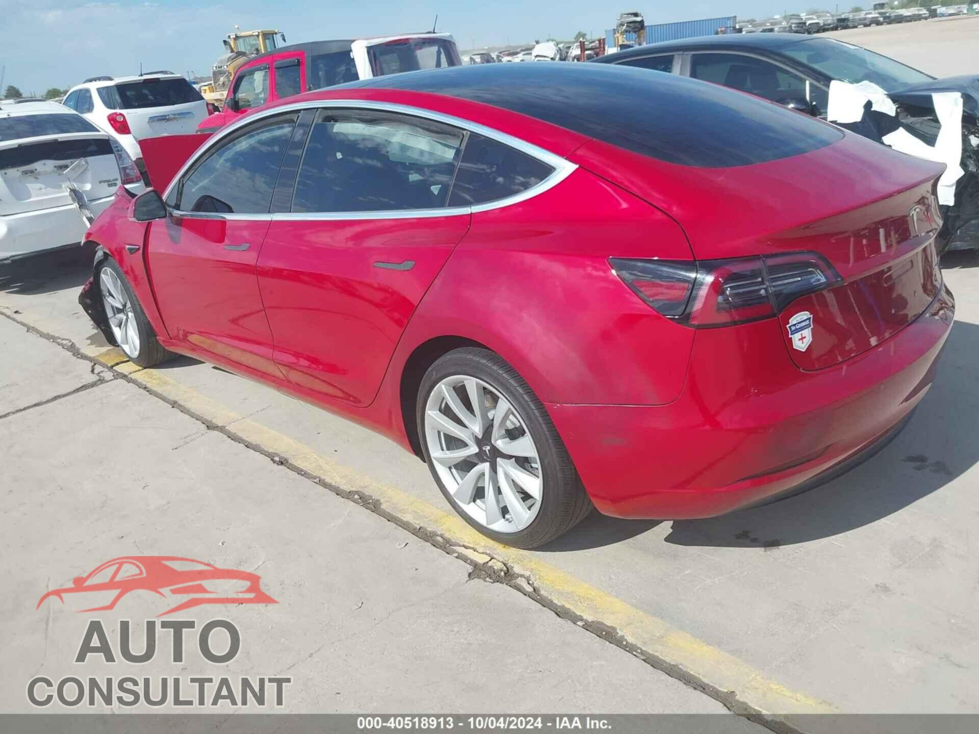 TESLA MODEL 3 2018 - 5YJ3E1EB4JF100751