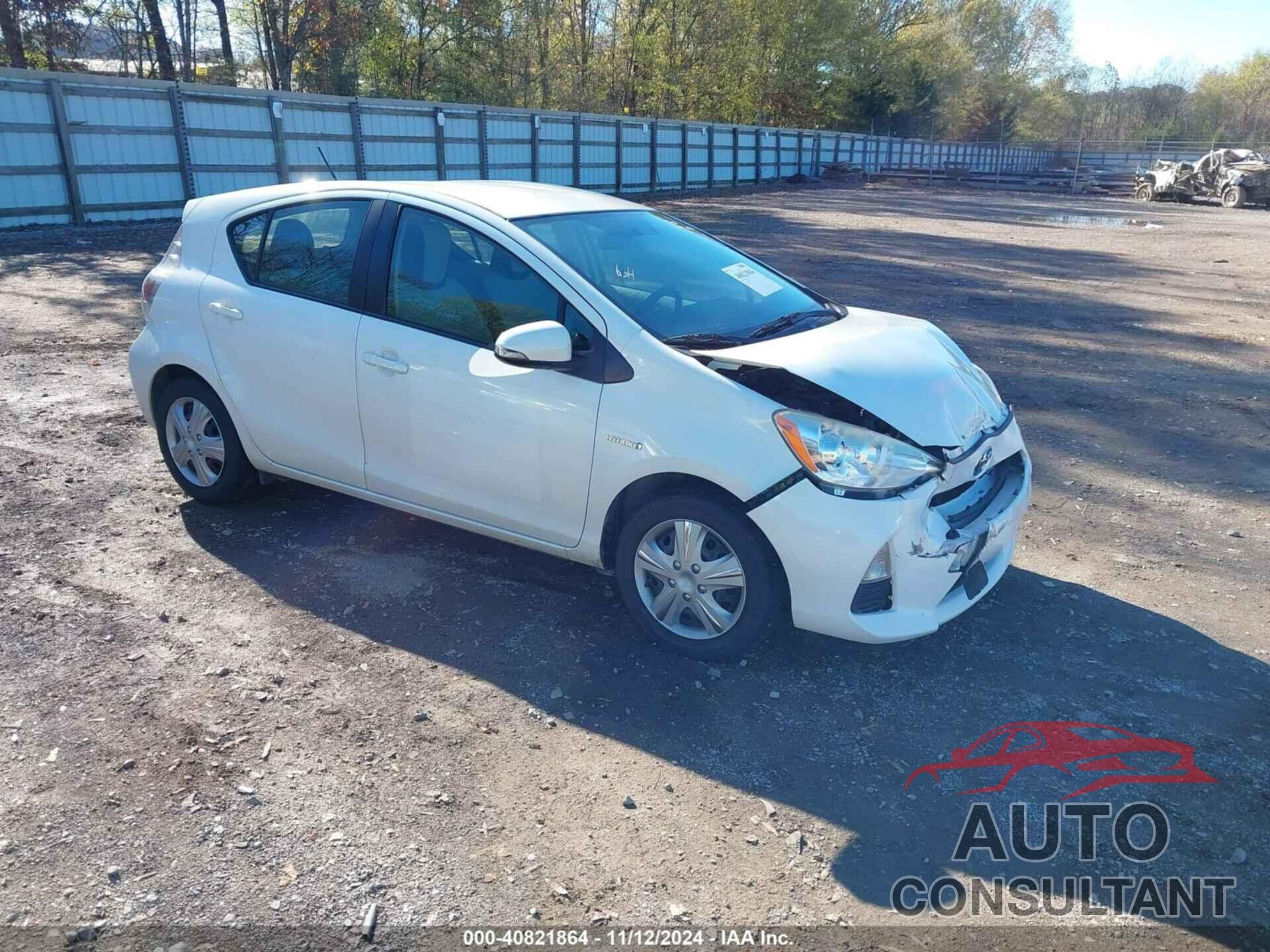 TOYOTA PRIUS C 2014 - JTDKDTB34E1570655