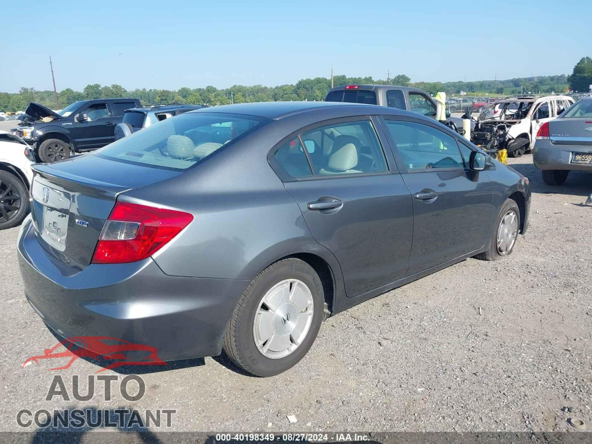 HONDA CIVIC 2012 - 2HGFB2F66CH522032
