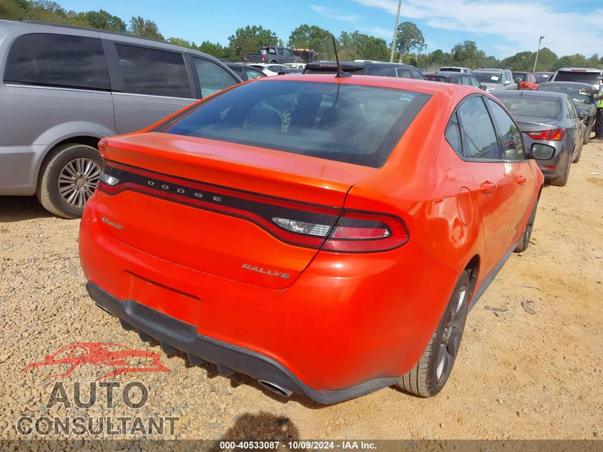 DODGE DART 2016 - 1C3CDFBB2GD653245
