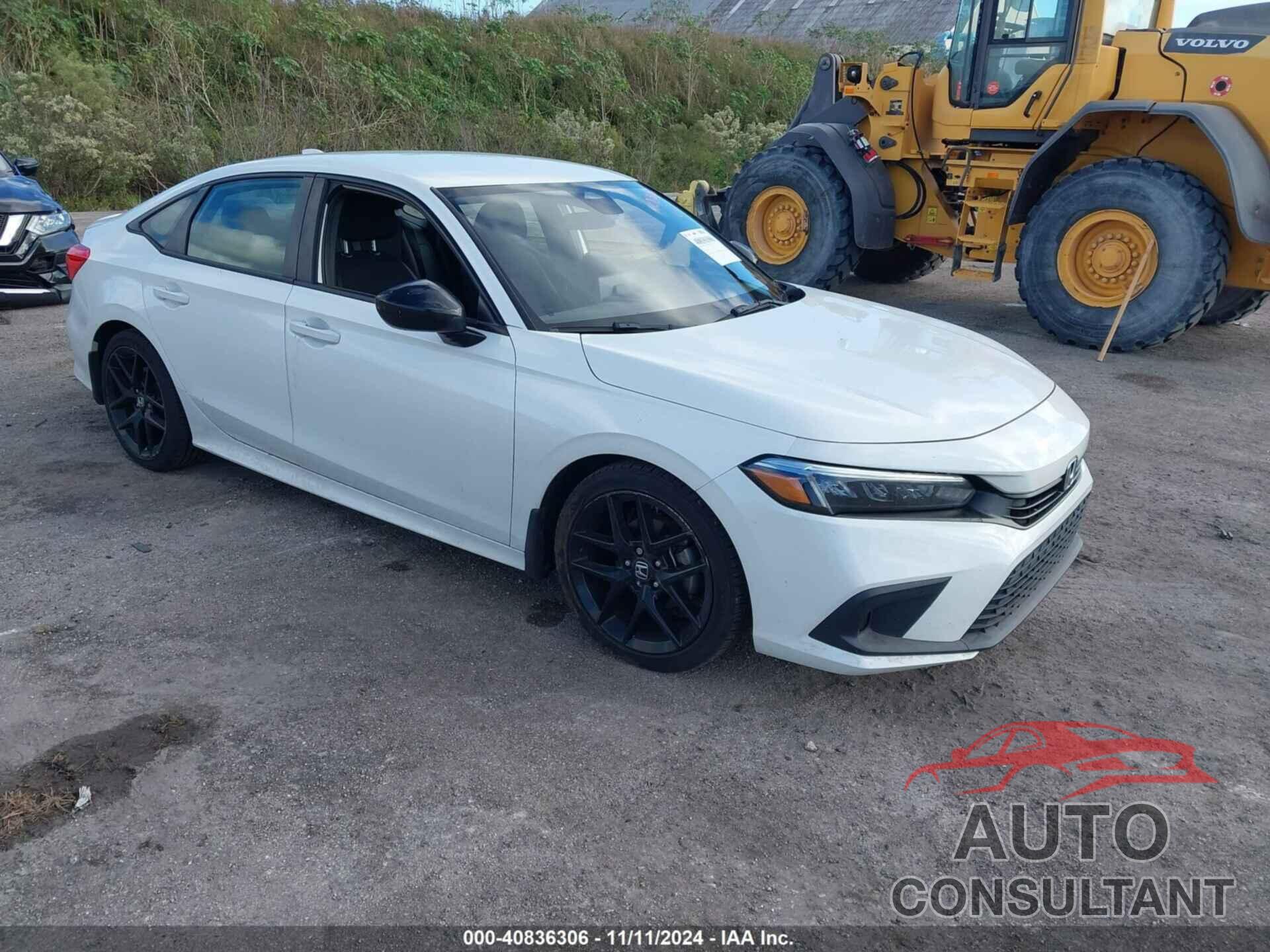 HONDA CIVIC 2022 - 2HGFE2F54NH593621