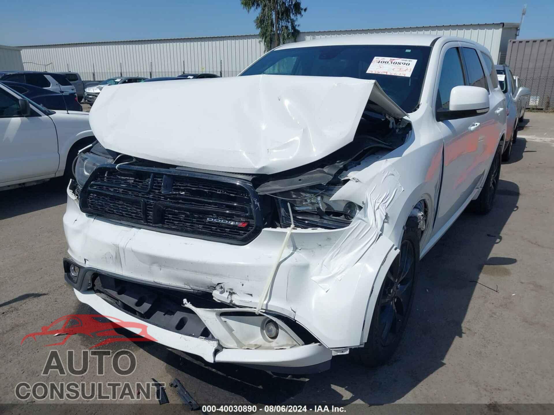 DODGE DURANGO 2017 - 1C4SDHCT2HC883580