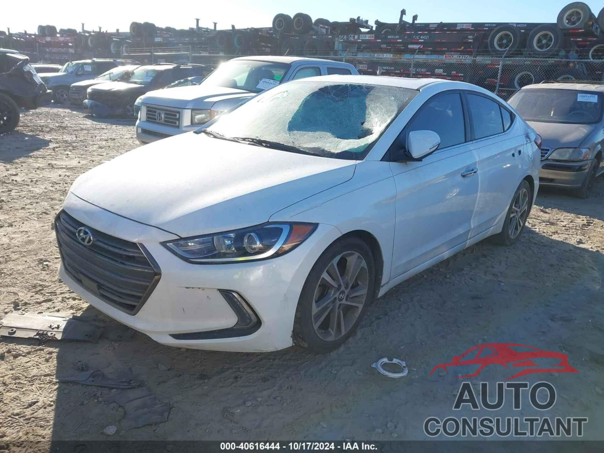 HYUNDAI ELANTRA 2017 - 5NPD84LF9HH027830