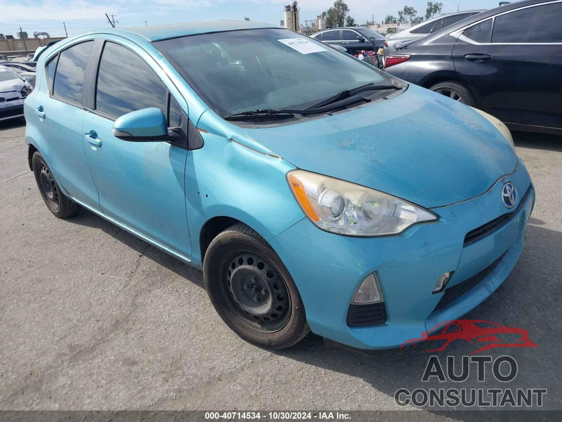 TOYOTA PRIUS C 2014 - JTDKDTB32E1081641