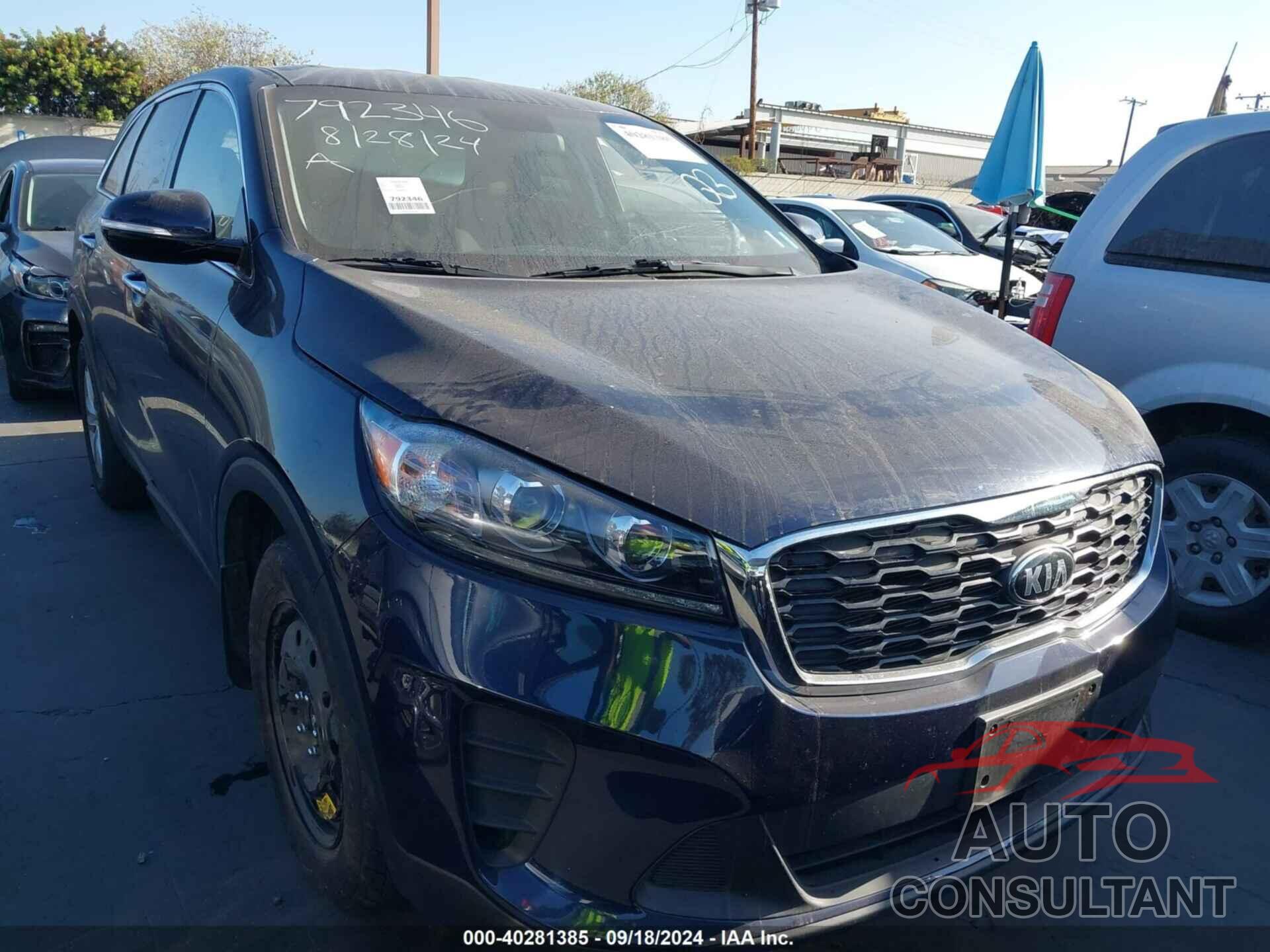 KIA SORENTO 2020 - 5XYPG4A31LG667989