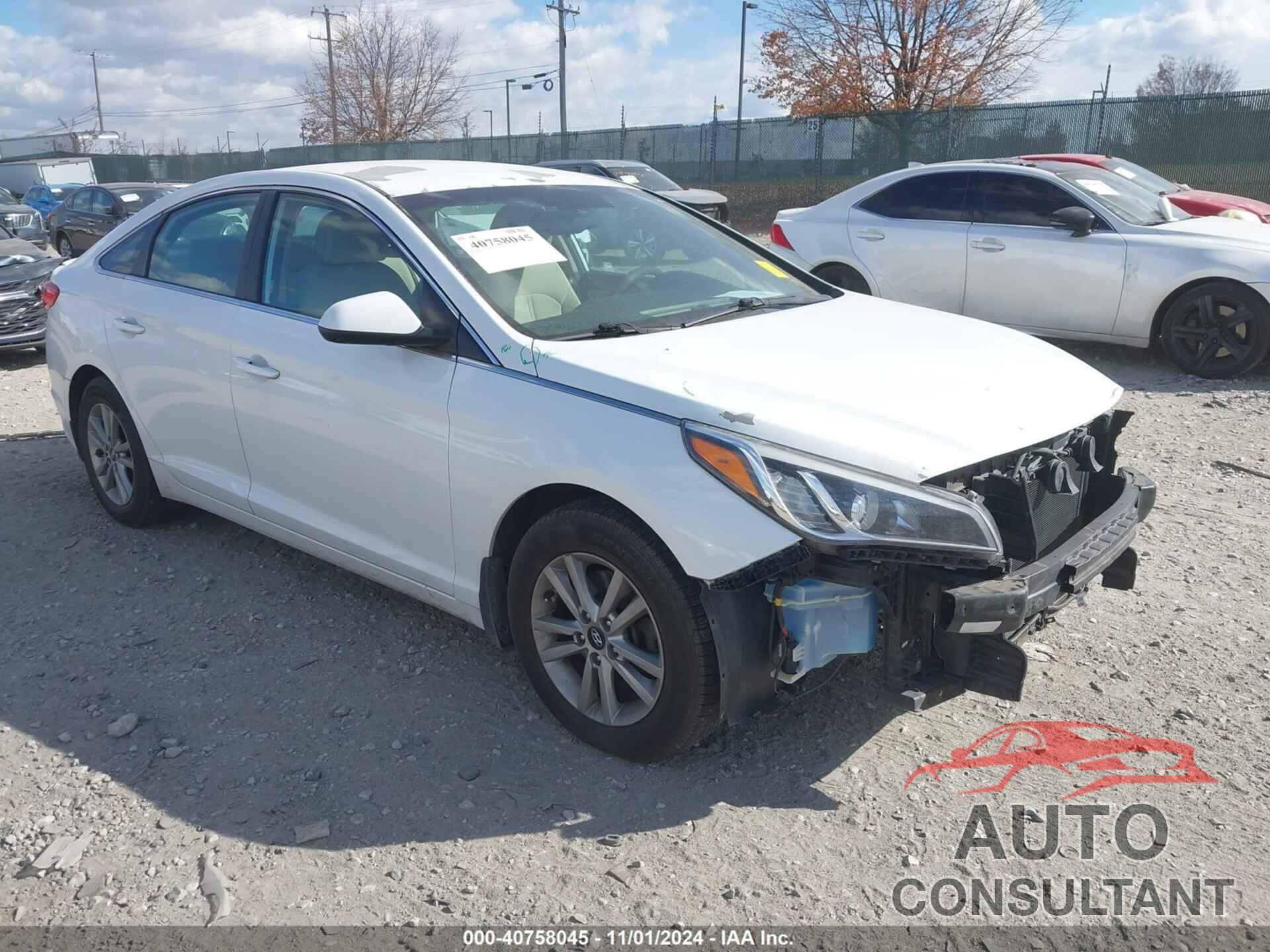 HYUNDAI SONATA 2016 - 5NPE24AF3GH376957