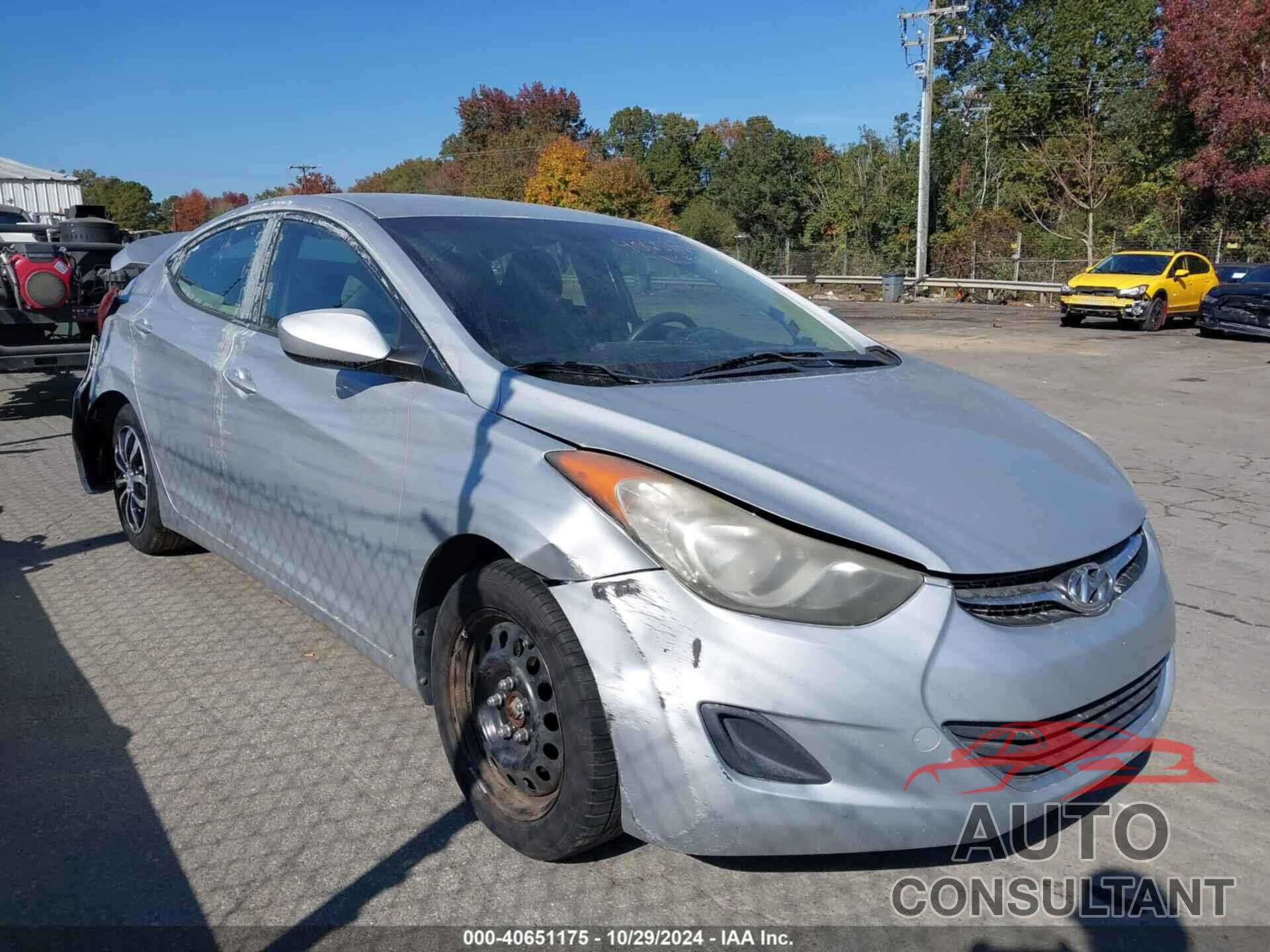 HYUNDAI ELANTRA 2011 - 5NPDH4AE2BH029839