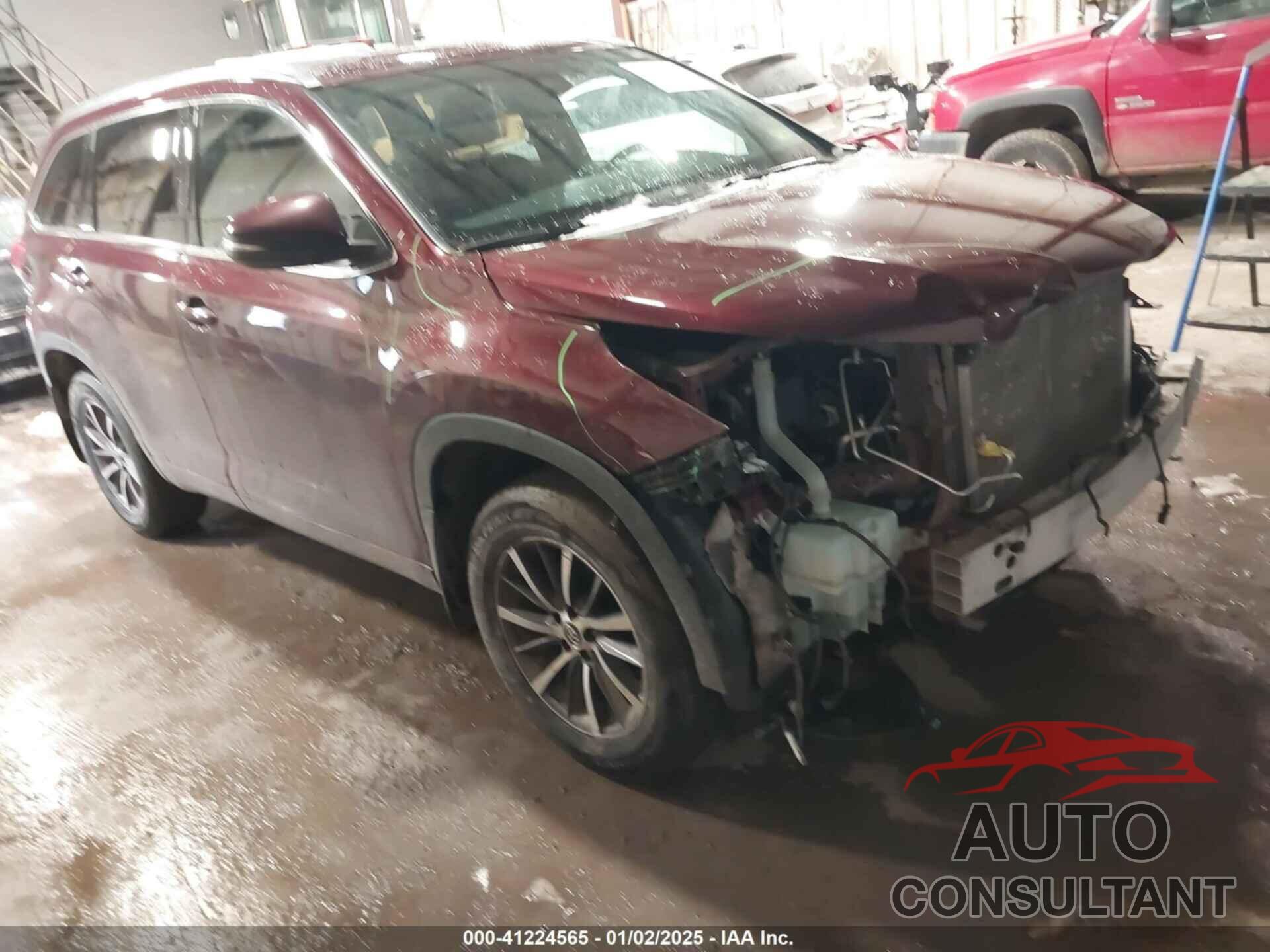 TOYOTA HIGHLANDER 2018 - 5TDJZRFH6JS867817