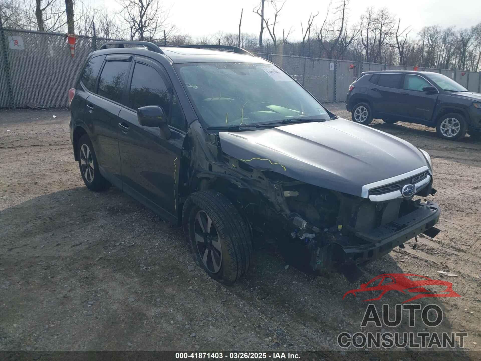 SUBARU FORESTER 2018 - JF2SJAGC0JH452501
