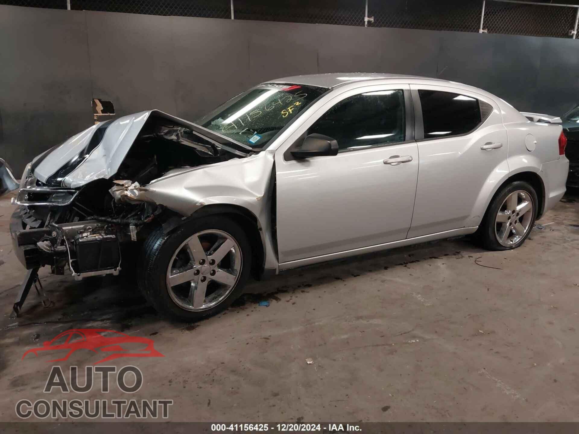 DODGE AVENGER 2012 - 1C3CDZAB0CN252204