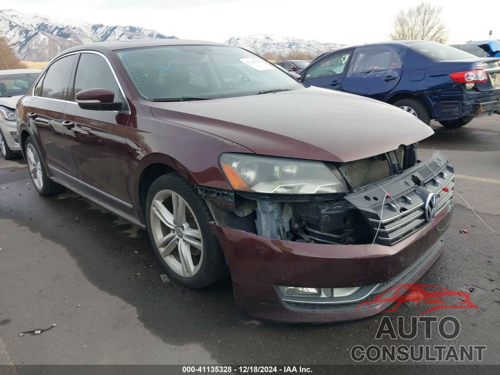 VOLKSWAGEN PASSAT 2013 - 1VWCN7A38DC093187