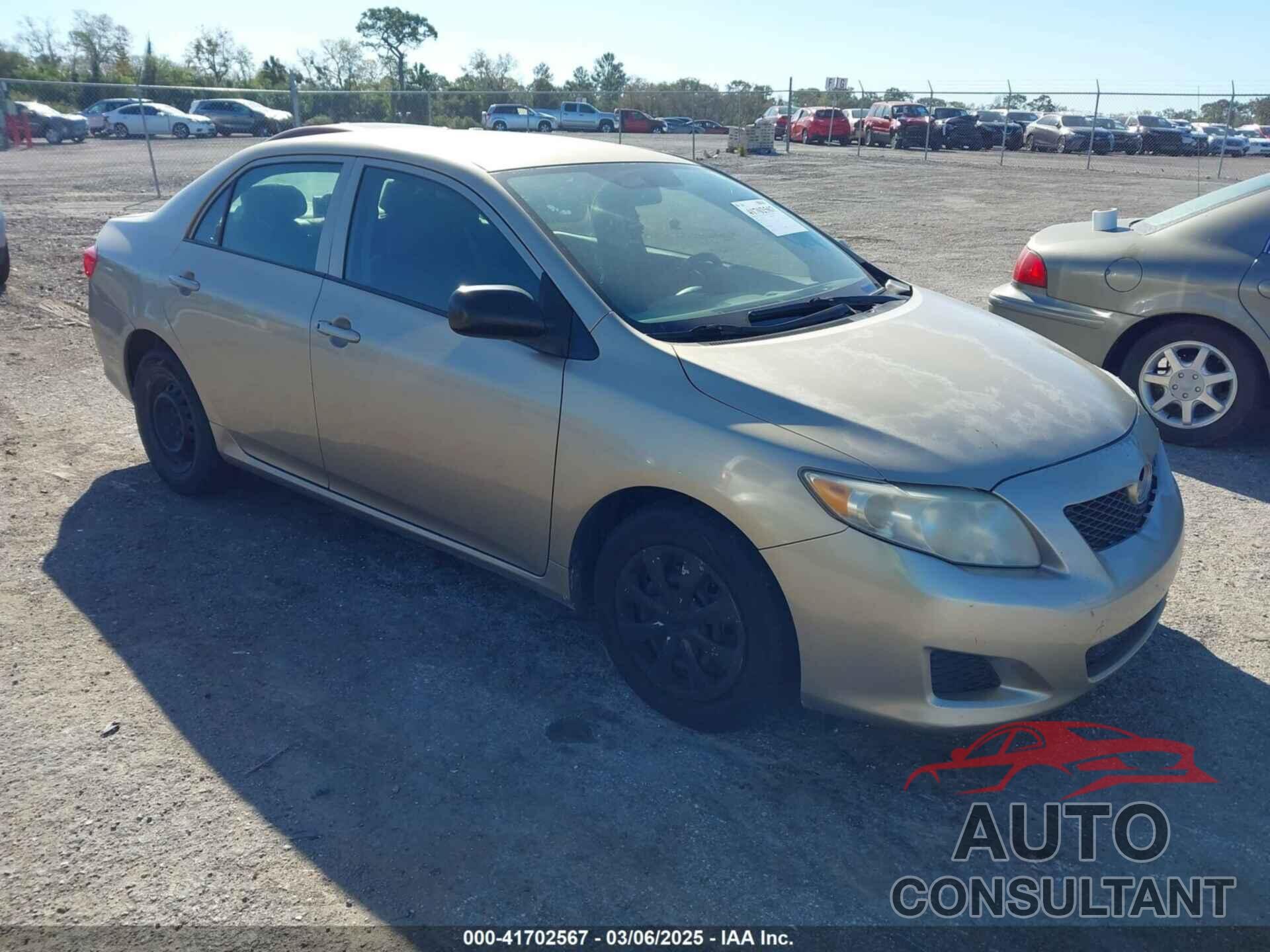 TOYOTA COROLLA 2009 - 1NXBU40E19Z007895