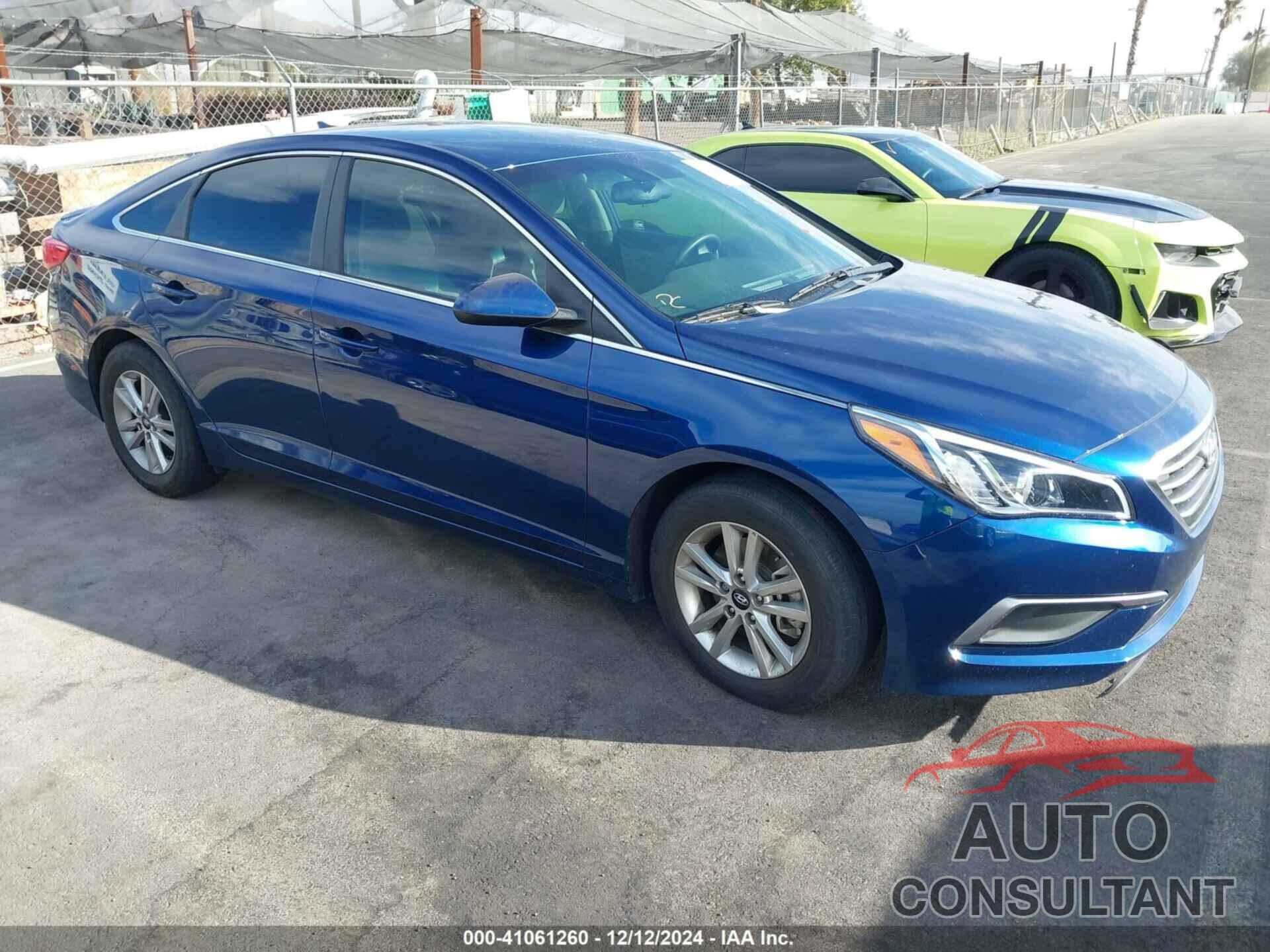 HYUNDAI SONATA 2017 - 5NPE24AF5HH523457