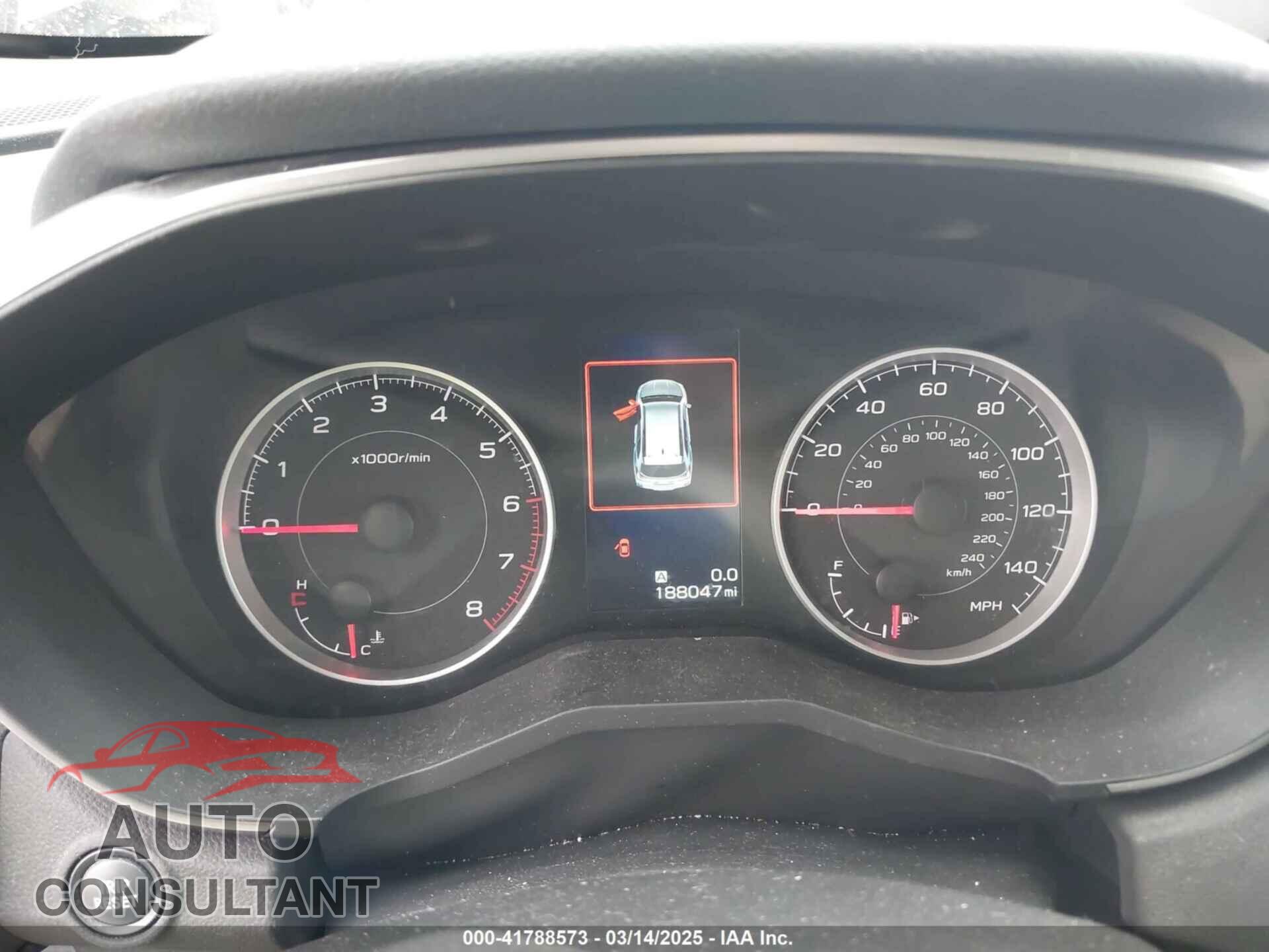 SUBARU ASCENT 2019 - 4S4WMACD8K3489778