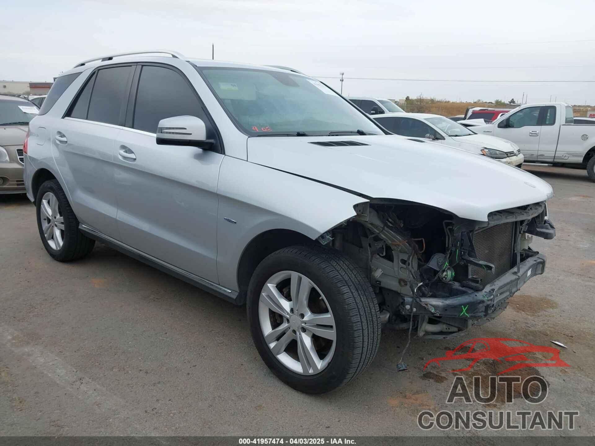 MERCEDES-BENZ ML 350 2012 - 4JGDA5HB8CA082734