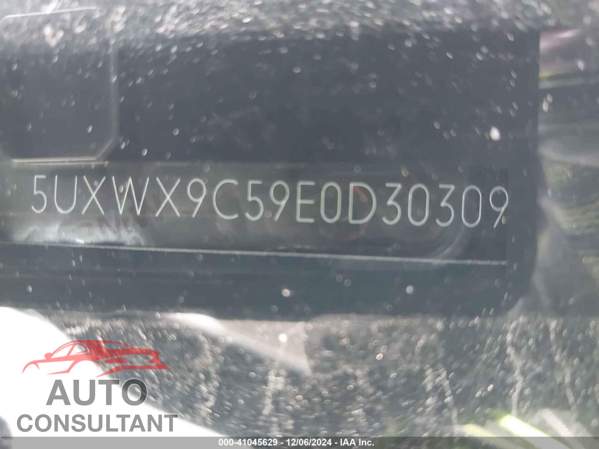 BMW X3 2014 - 5UXWX9C59E0D30309