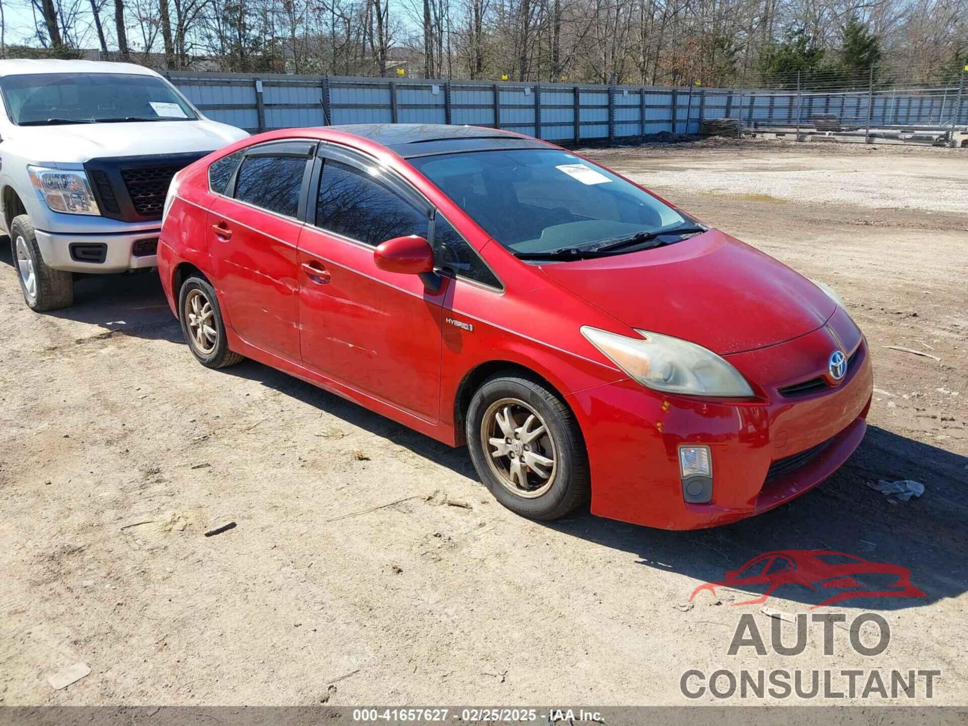 TOYOTA PRIUS 2011 - JTDKN3DU8B1369968