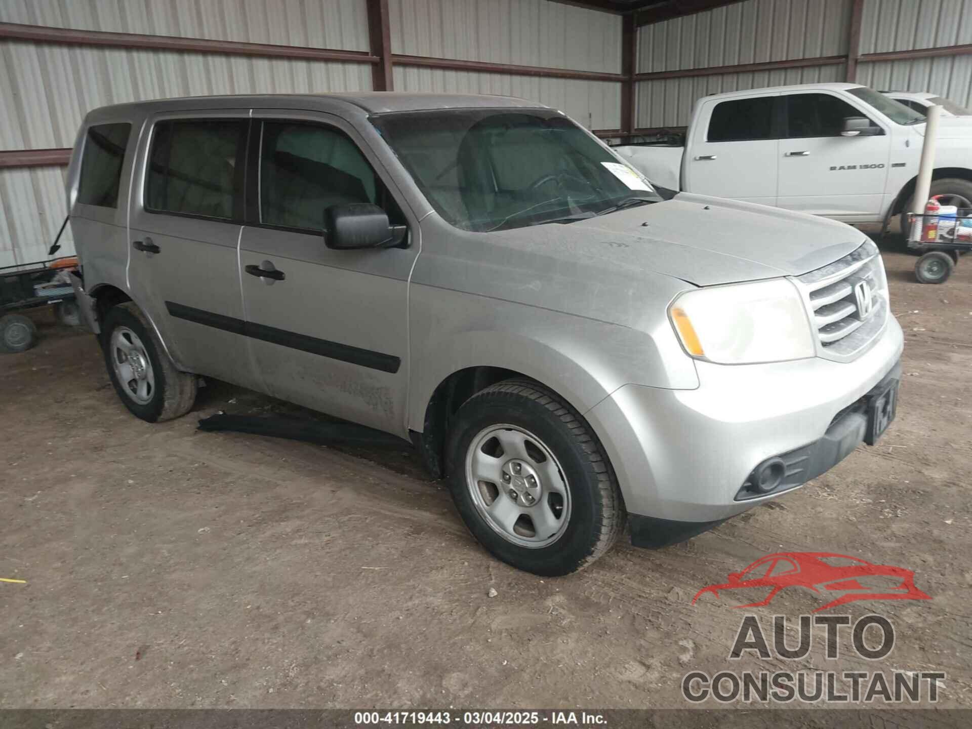 HONDA PILOT 2014 - 5FNYF3H21EB012725