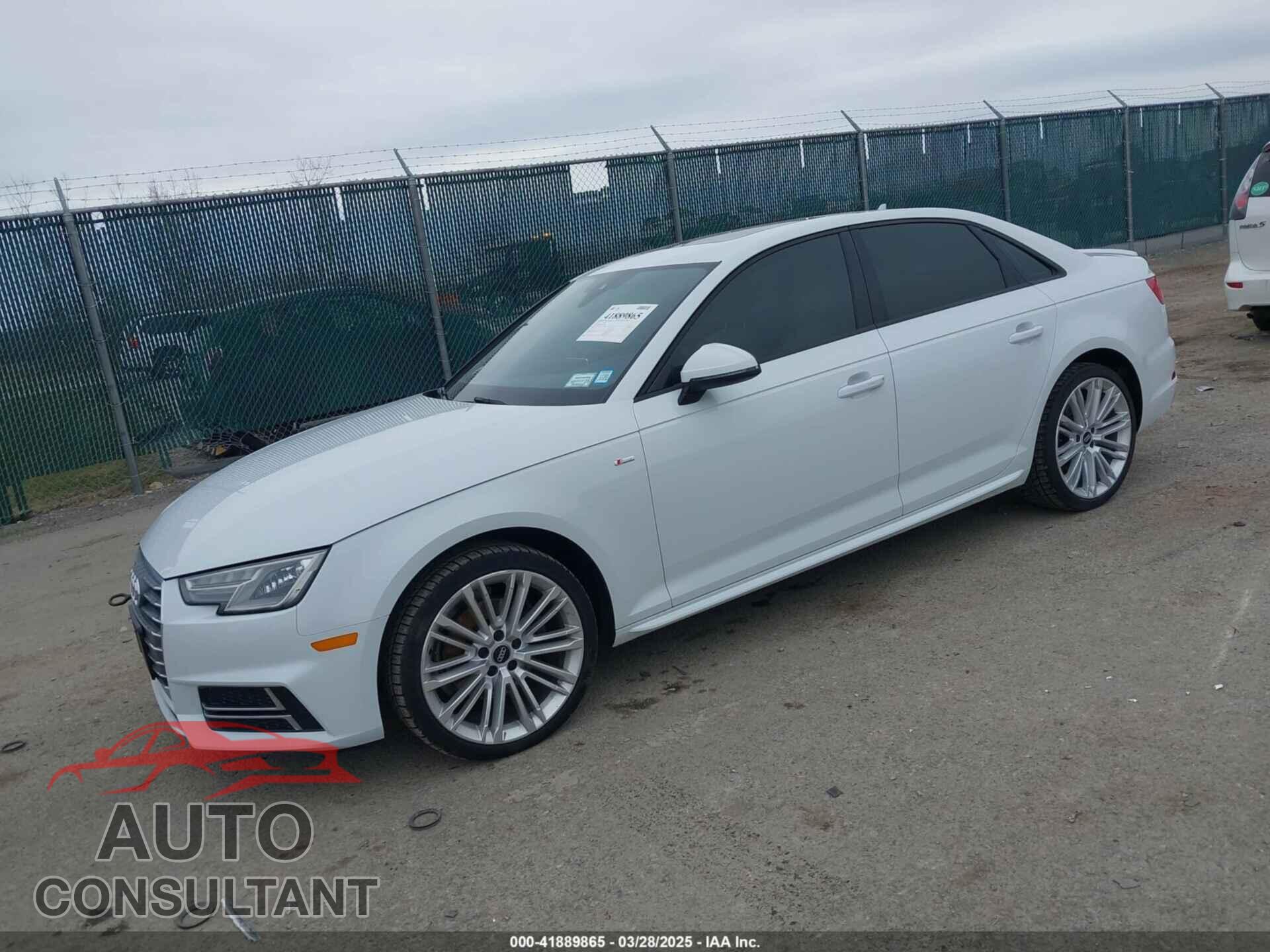 AUDI A4 2017 - WAUKMAF49HN058343