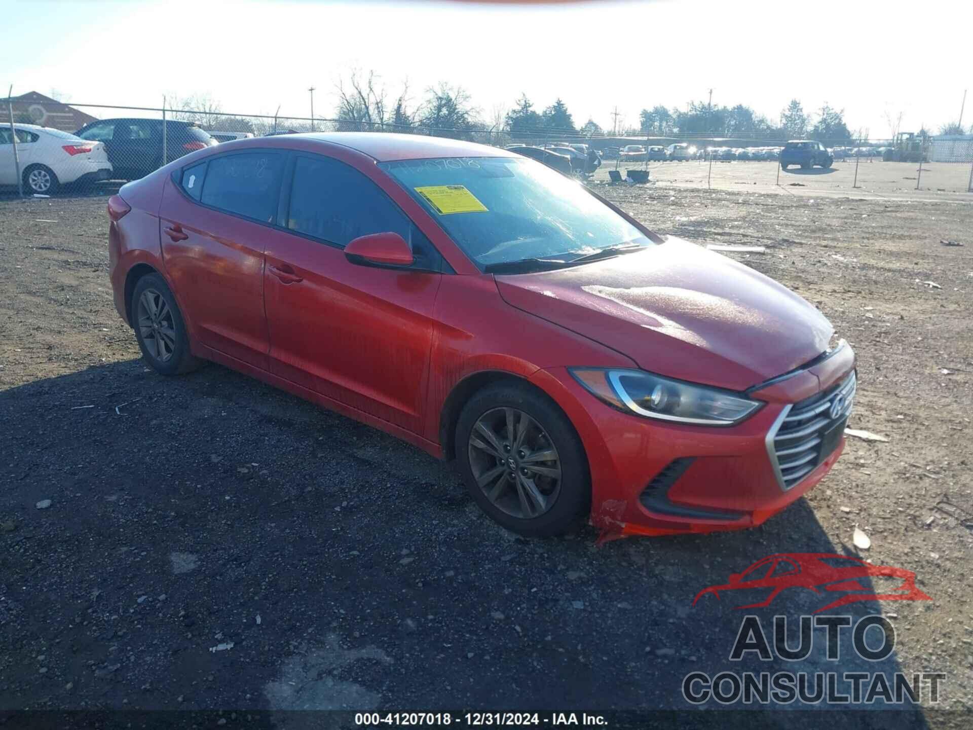 HYUNDAI ELANTRA 2017 - 5NPD84LF4HH117130