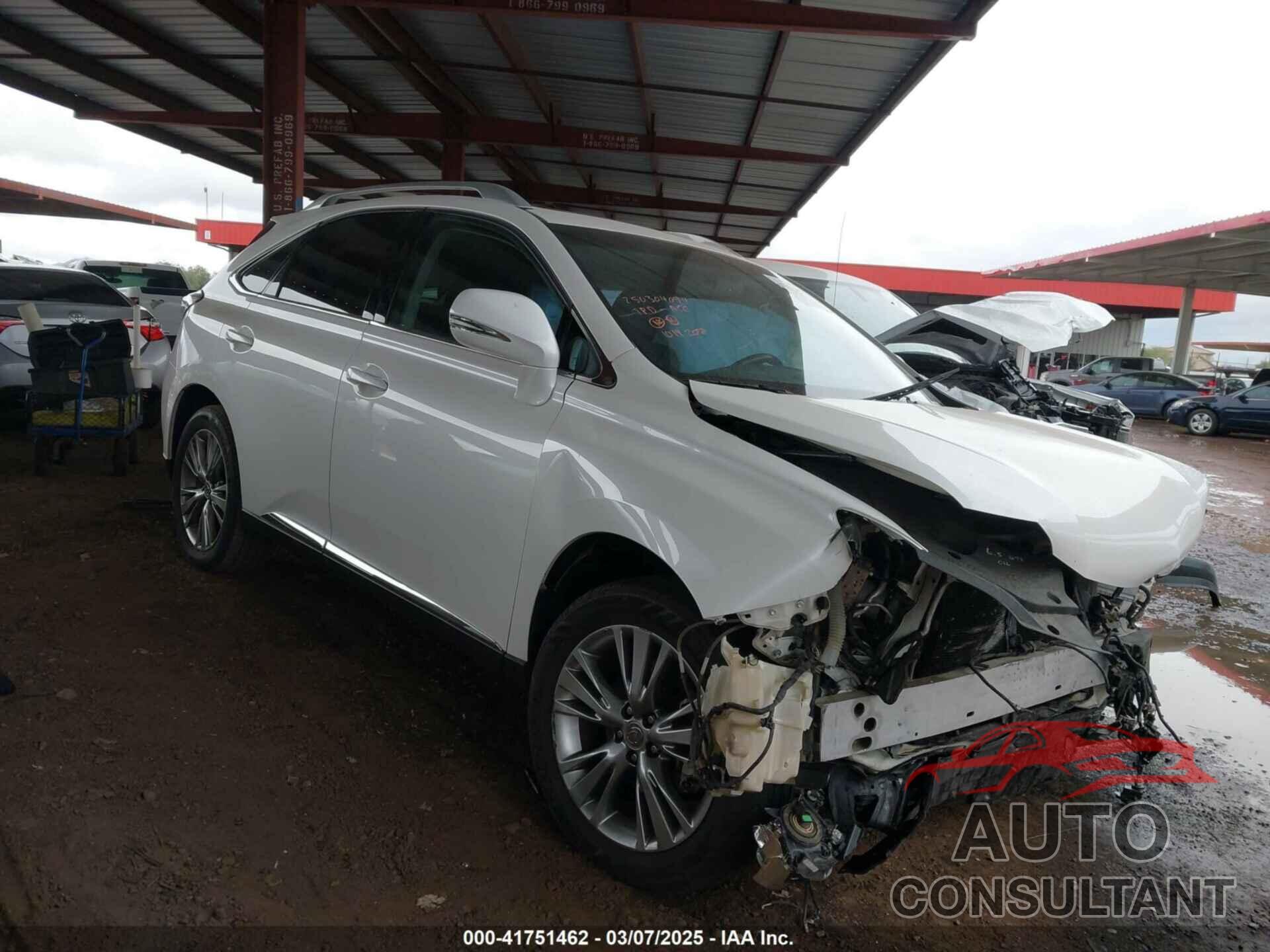 LEXUS RX 350 2013 - 2T2ZK1BA5DC106027